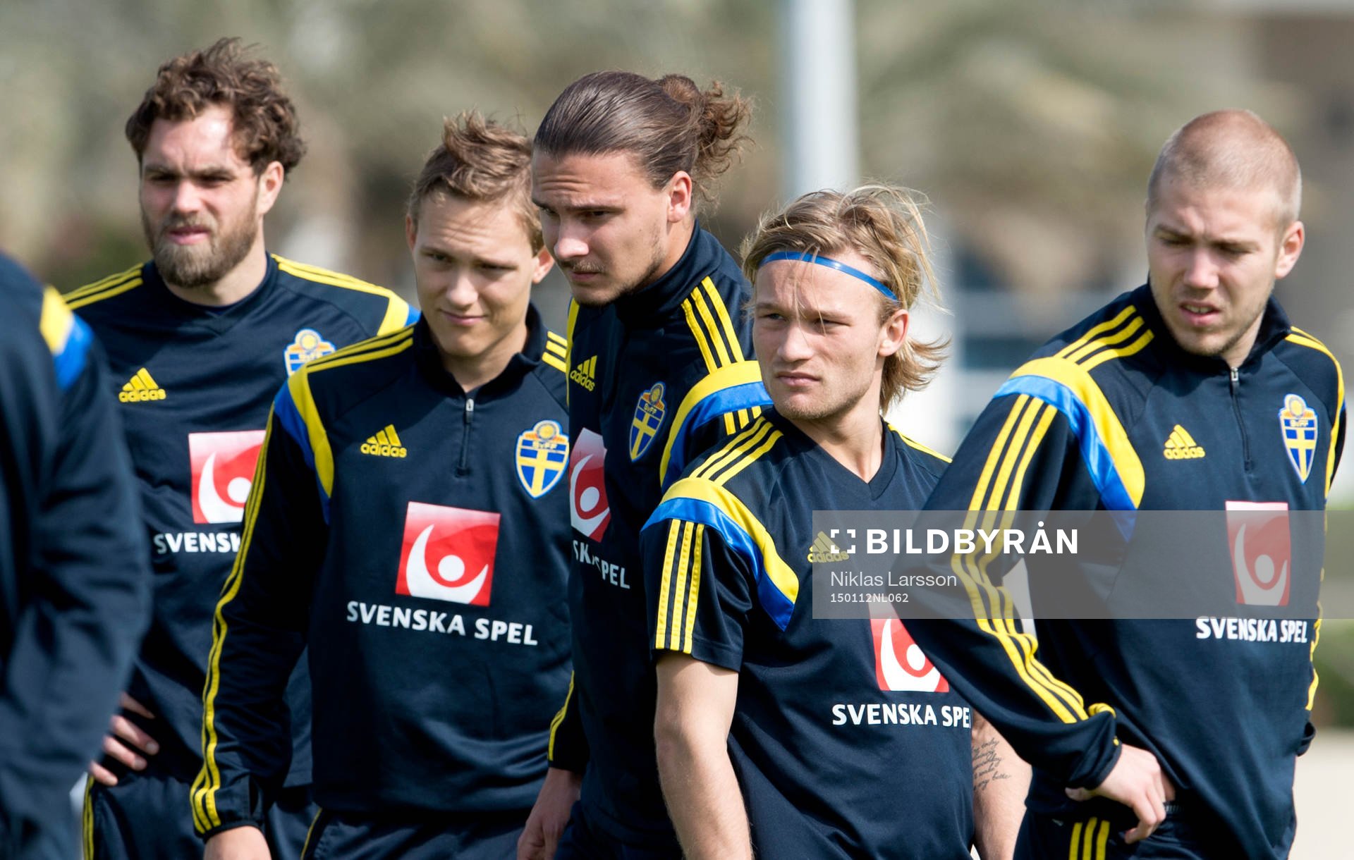Sveriges Johan Elmander, Ludwig Augustinsson, Erik