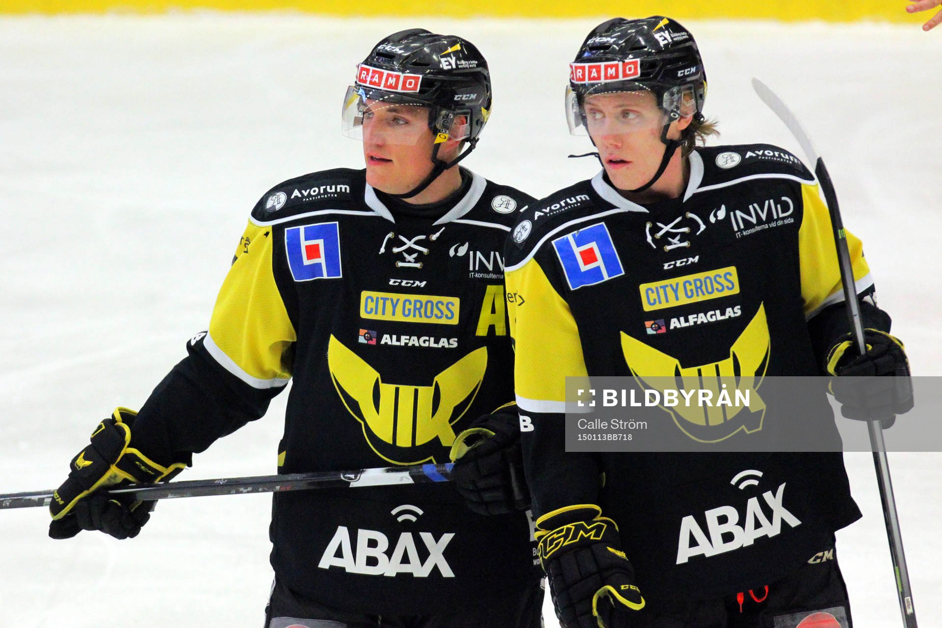 Västerås Nicholas Angell (v) och Jonas Emmerdahl