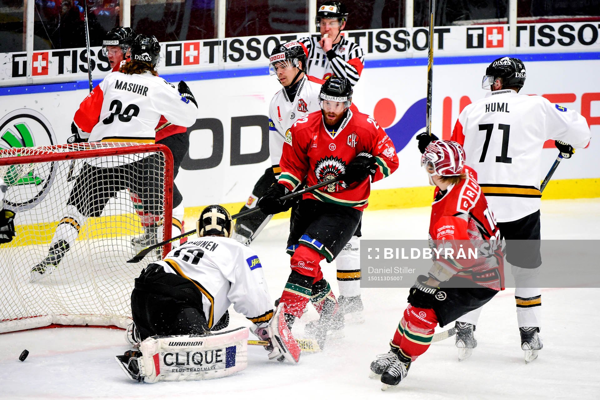 Frölundas Robin Figren har just gjort 2-1
