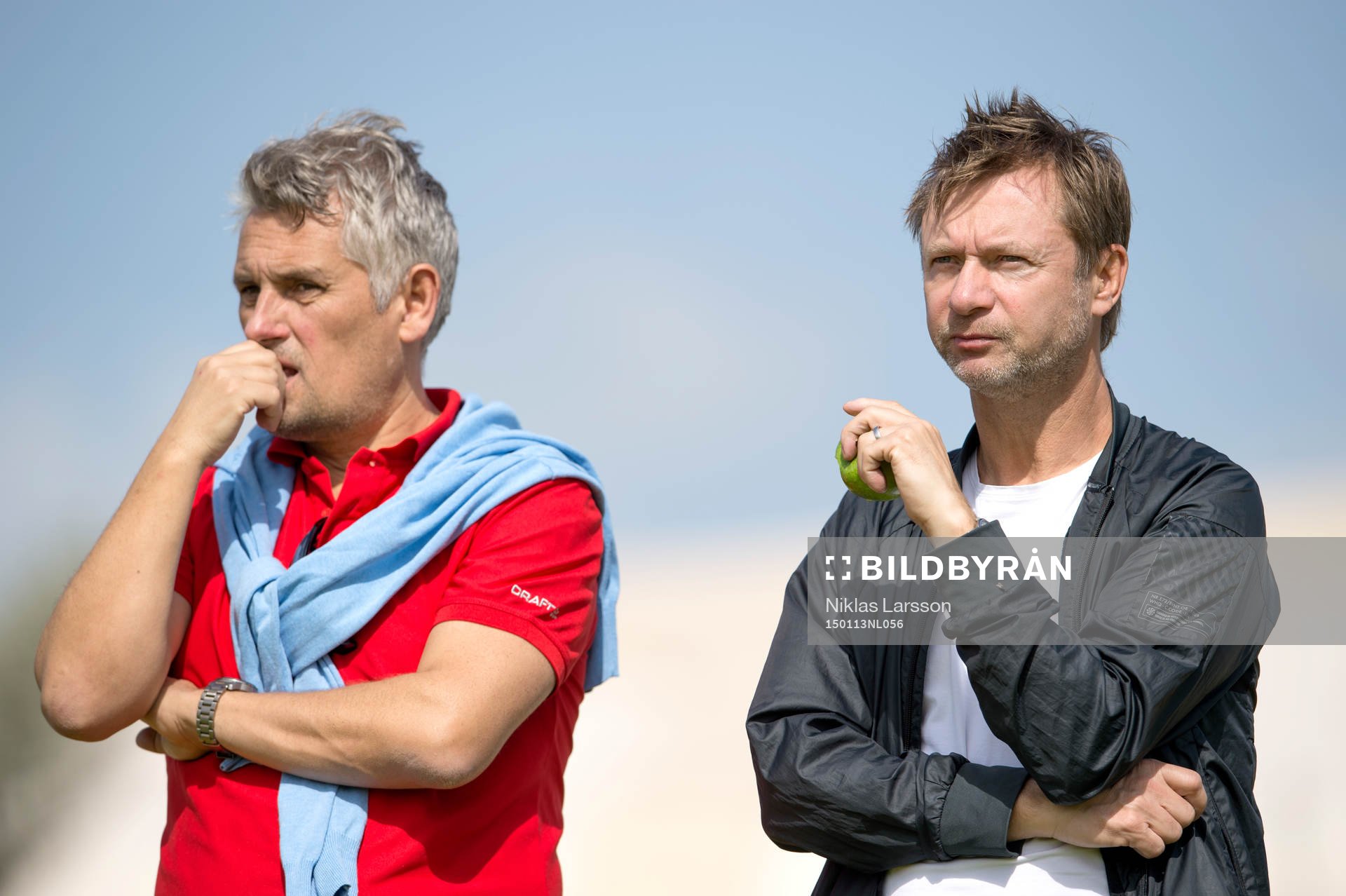 Peter Gerhardsson, tränare Häcken och Claes Eriksson, SvFF