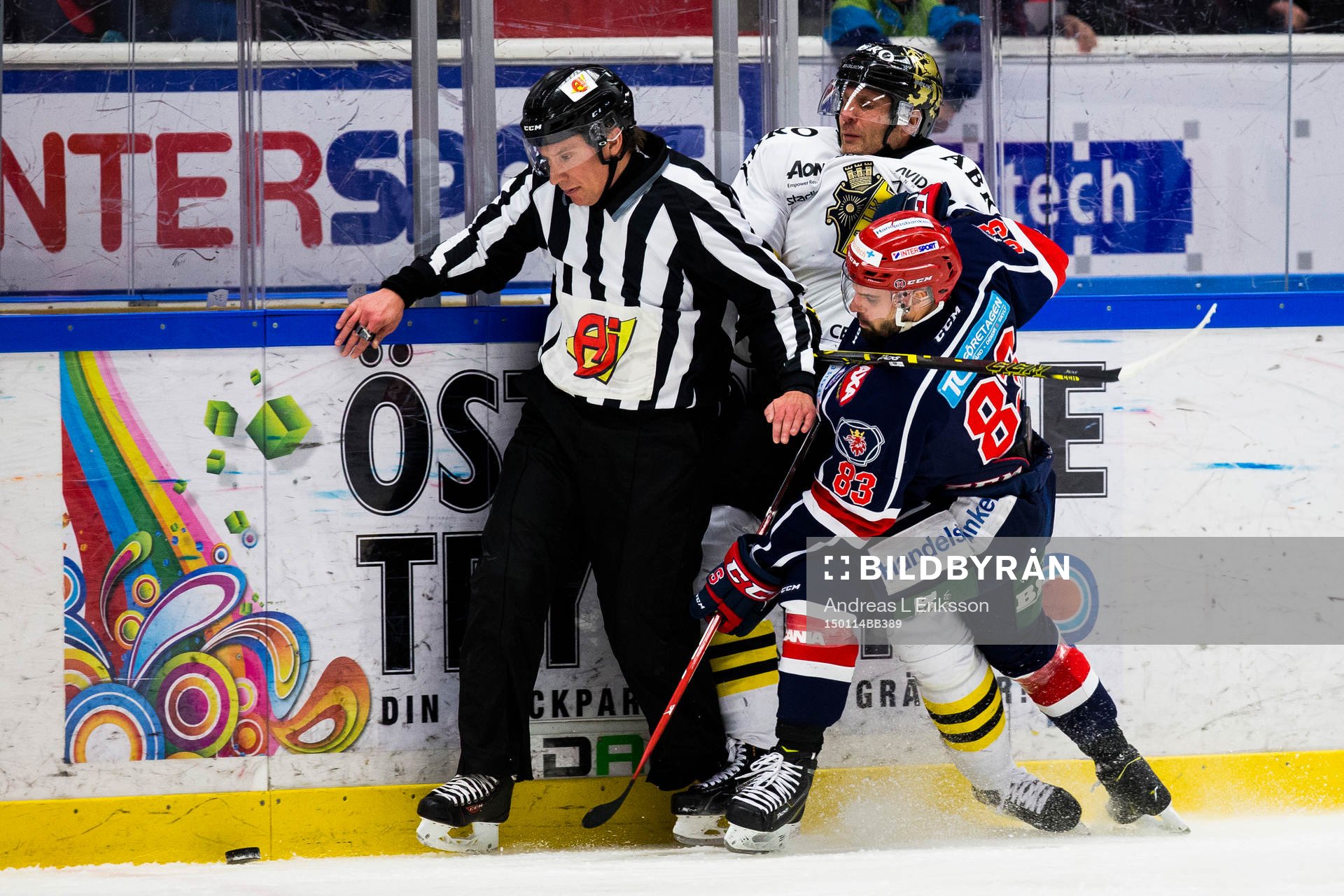s Conny Strömberg och Södertäljes Mattias Beck