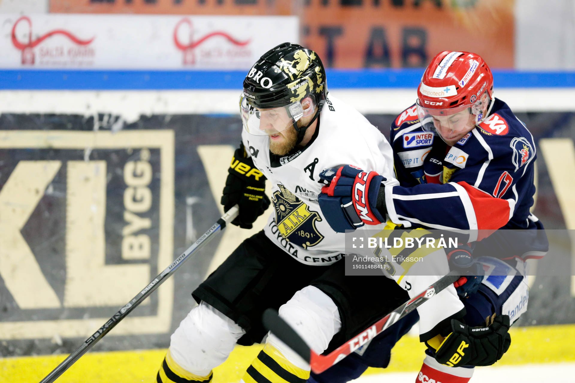 s Nils Bäckström och Södertäljes Jonas Engström
