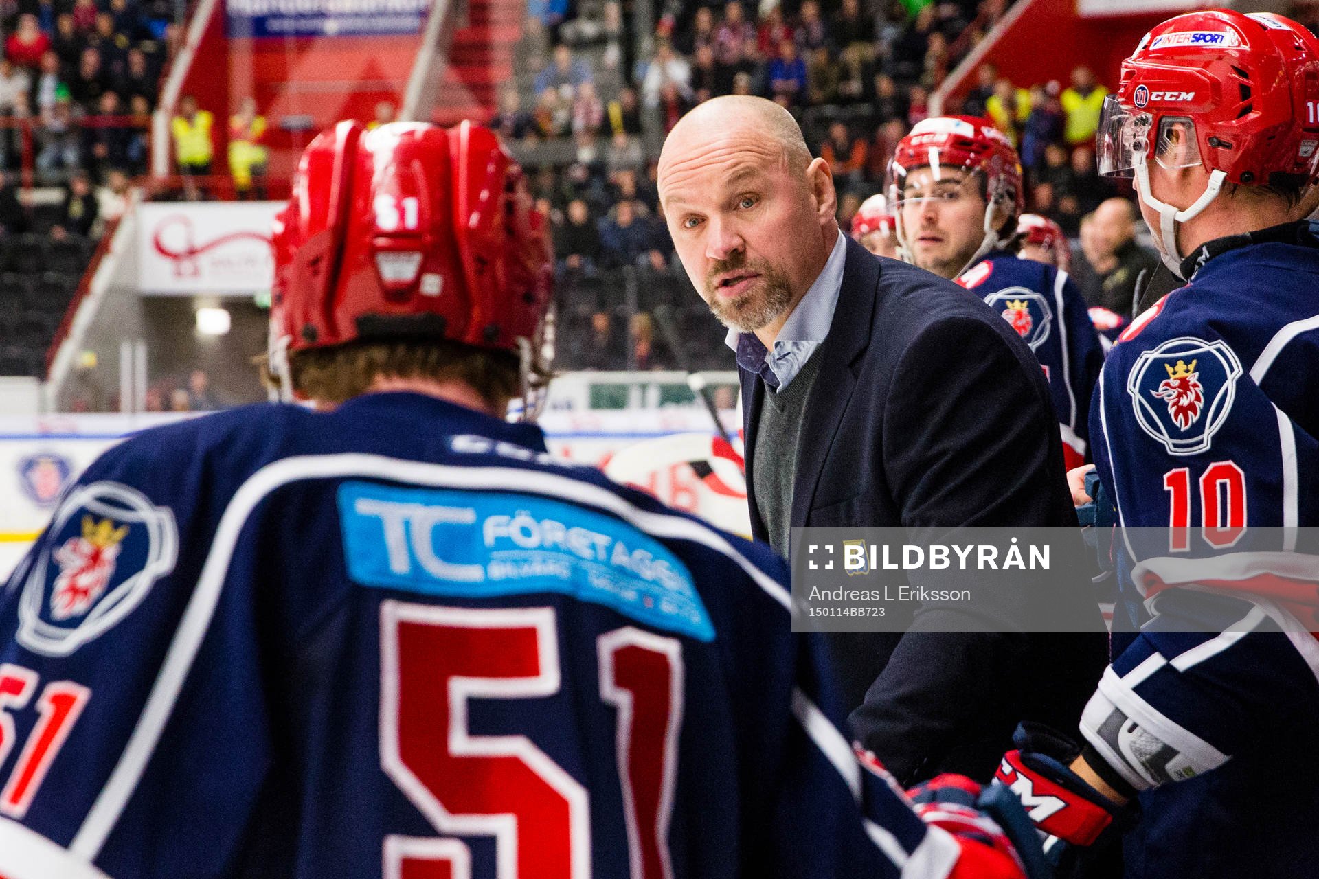 Södertäljes tränare Jan Karlsson