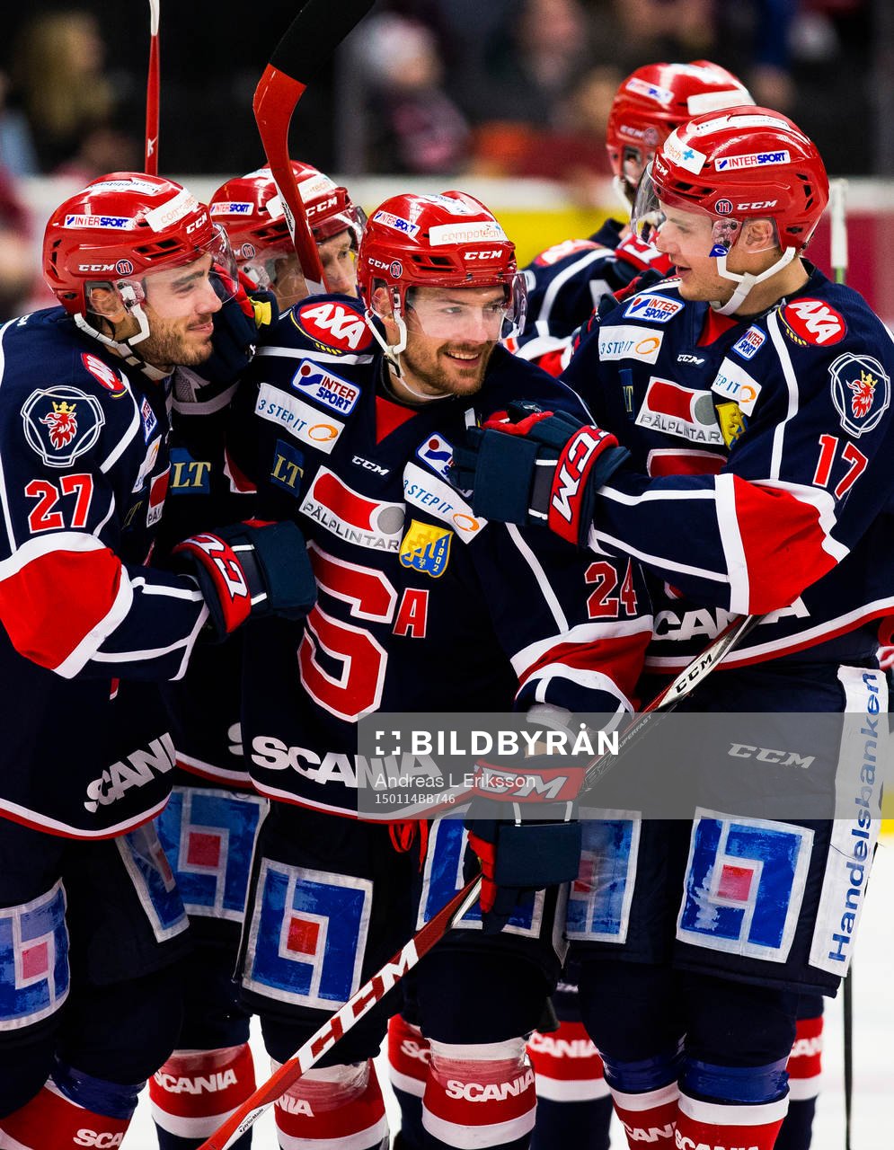 Södertäljes Michal Gulasi (m) jublar
