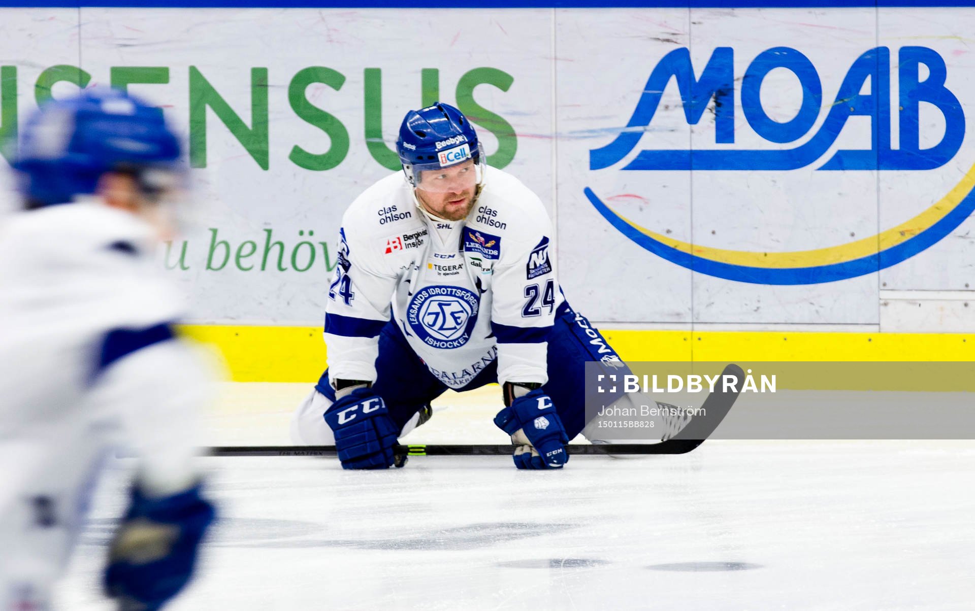 Leksands Jonas Frögren ser deppig ut