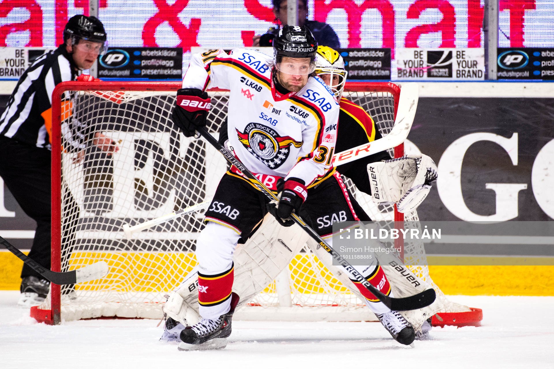 Luleås Jonathan Granström täcker sikten för Brynäs