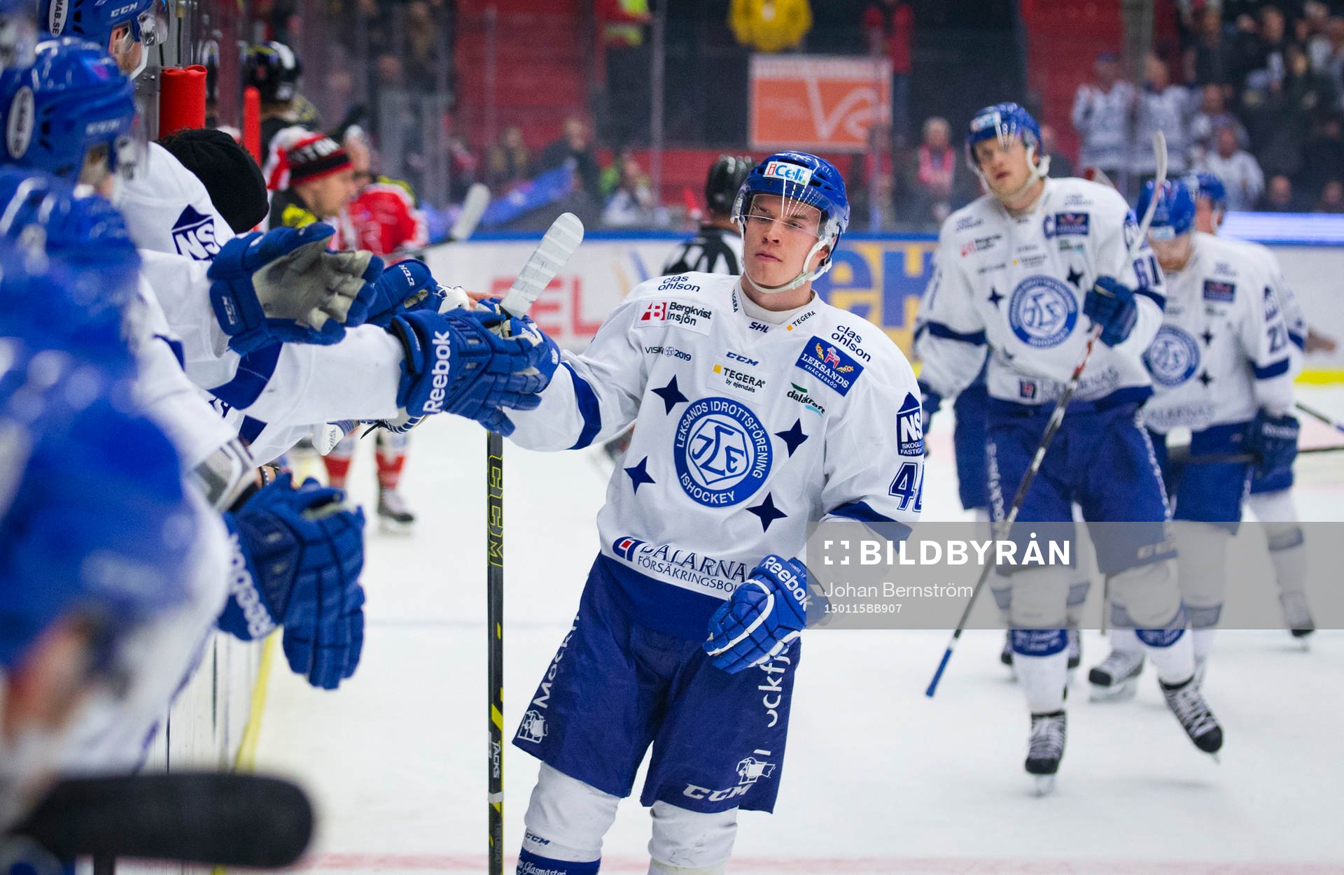 Leksands Tomi Sallinen gör 0-1 på Örebros målvakt