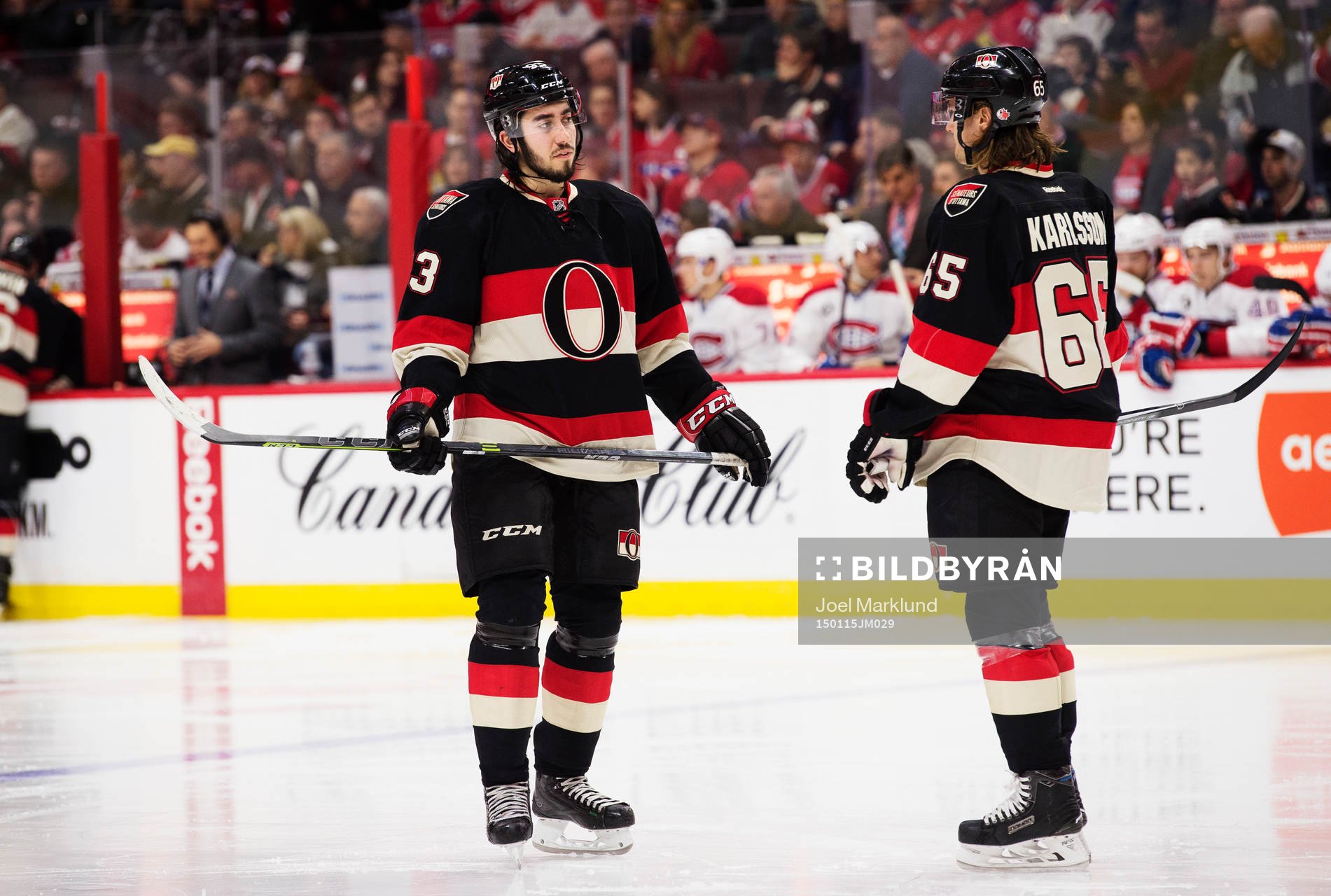 Ottawas Mika Zibanejad och Erik Karlsson