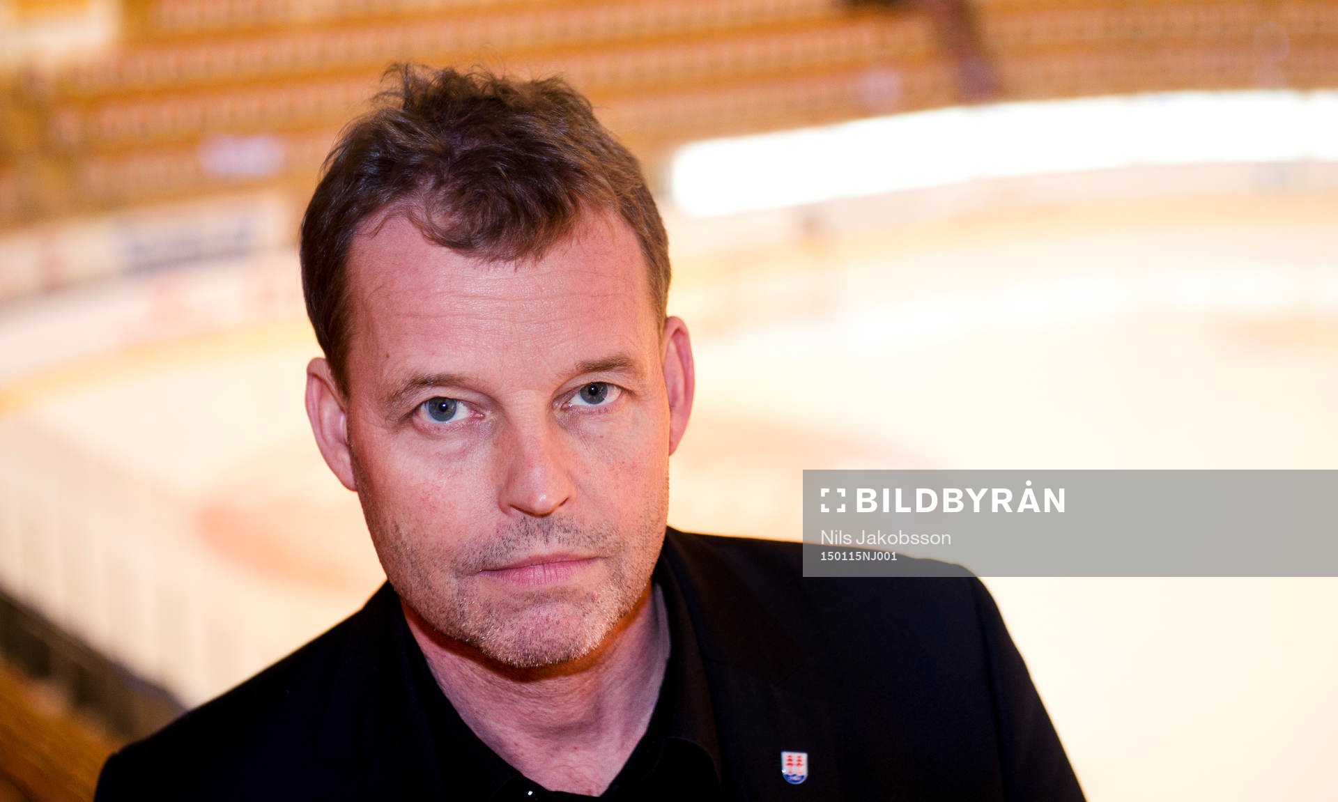 Timrås klubbdirektör Lars Nolander innan matchen i