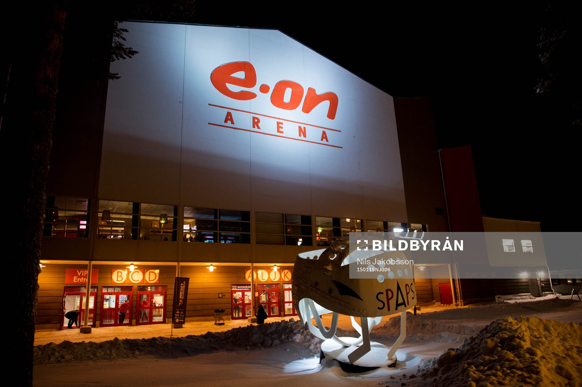 EON-arena innan matchen i hockeyallsvenskan mellan Timrå