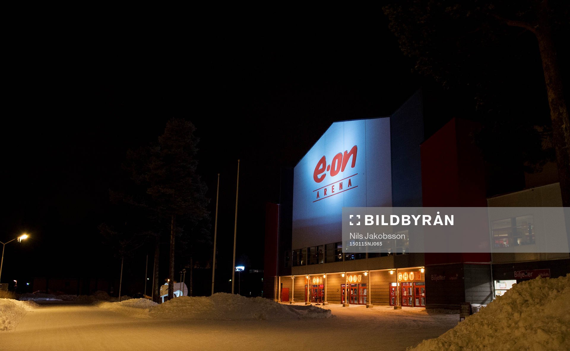 EON-arena innan matchen i hockeyallsvenskan mellan Timrå