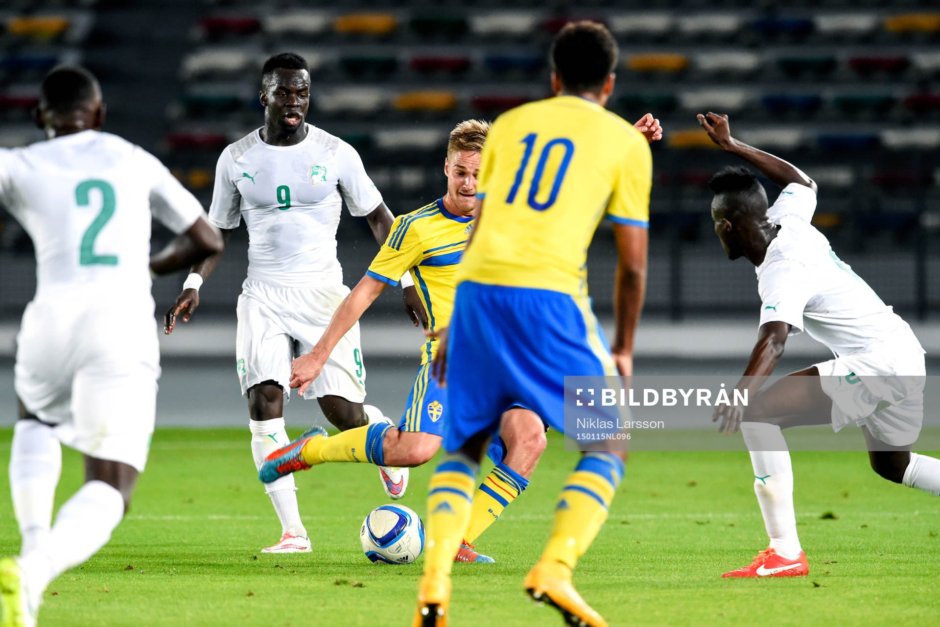 Sveriges Johan Mårtensson gör 1-0
