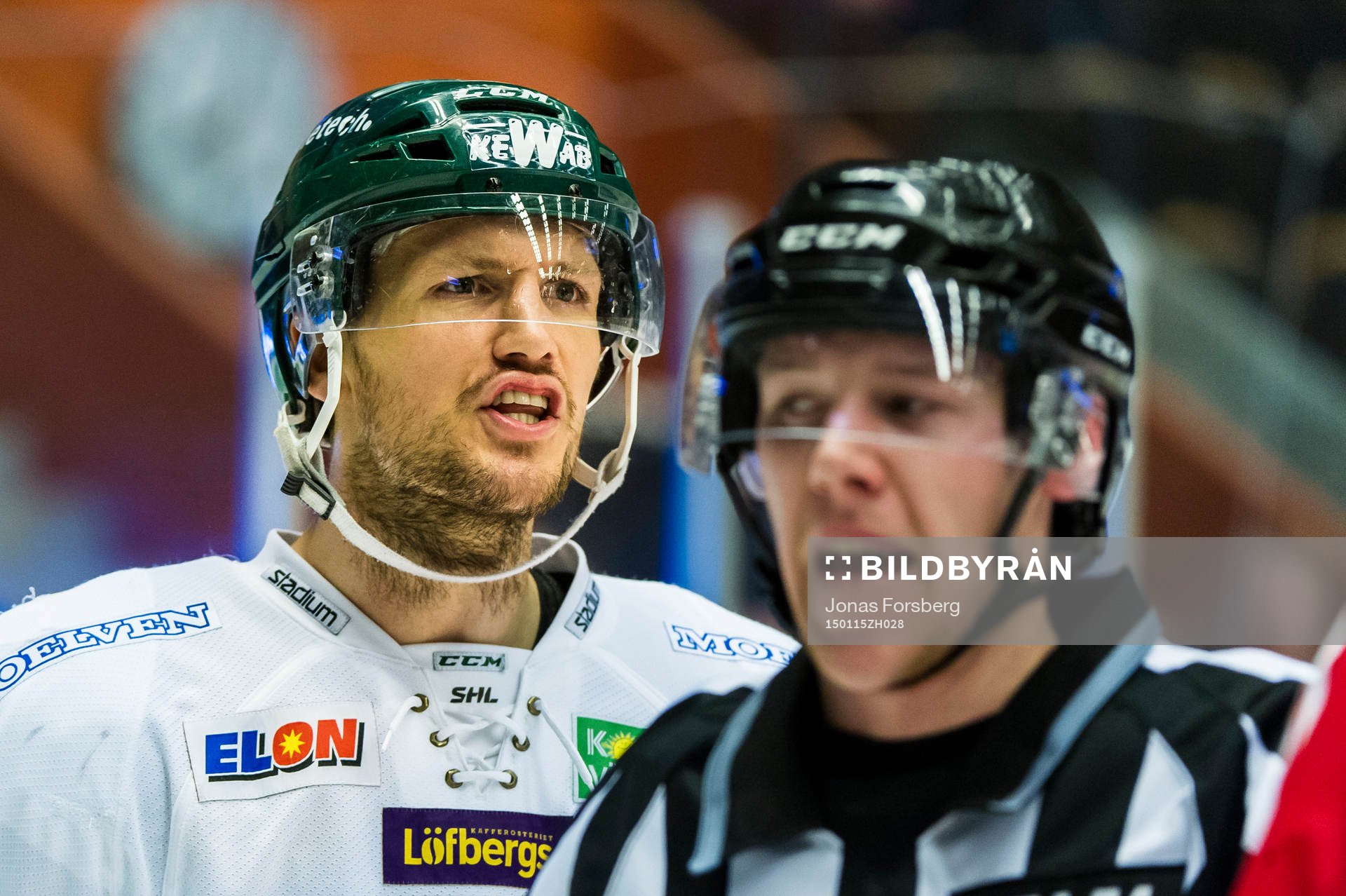Modos Donald Brashear och Färjestads Ole-Kristian