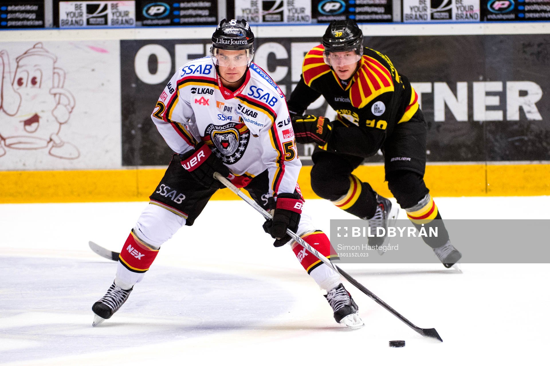 Luleås Karl Fabricius och Brynäs Jonas Nordquist