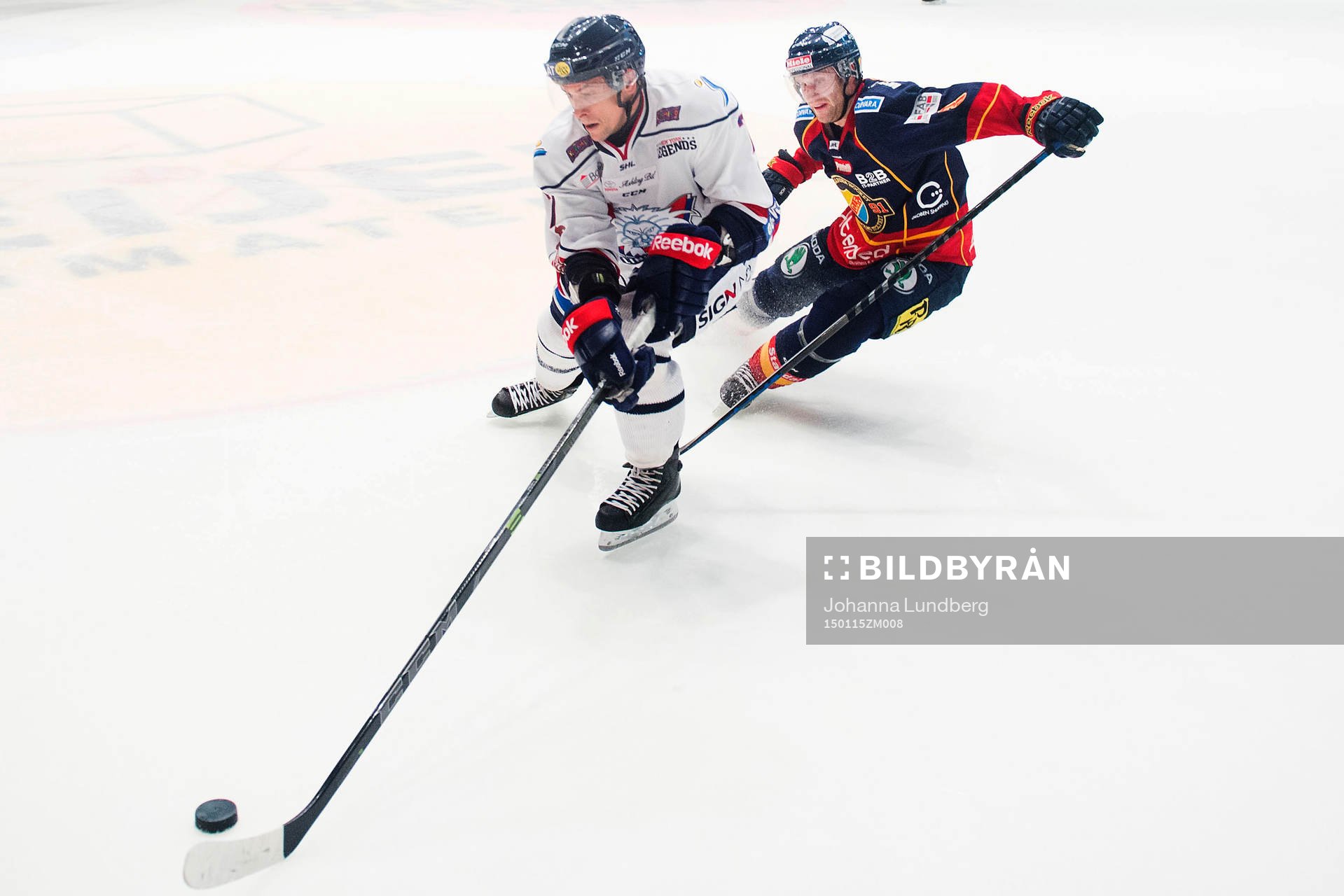 Linköpings Magnus Johansson och Djurgården Marcus Nilson