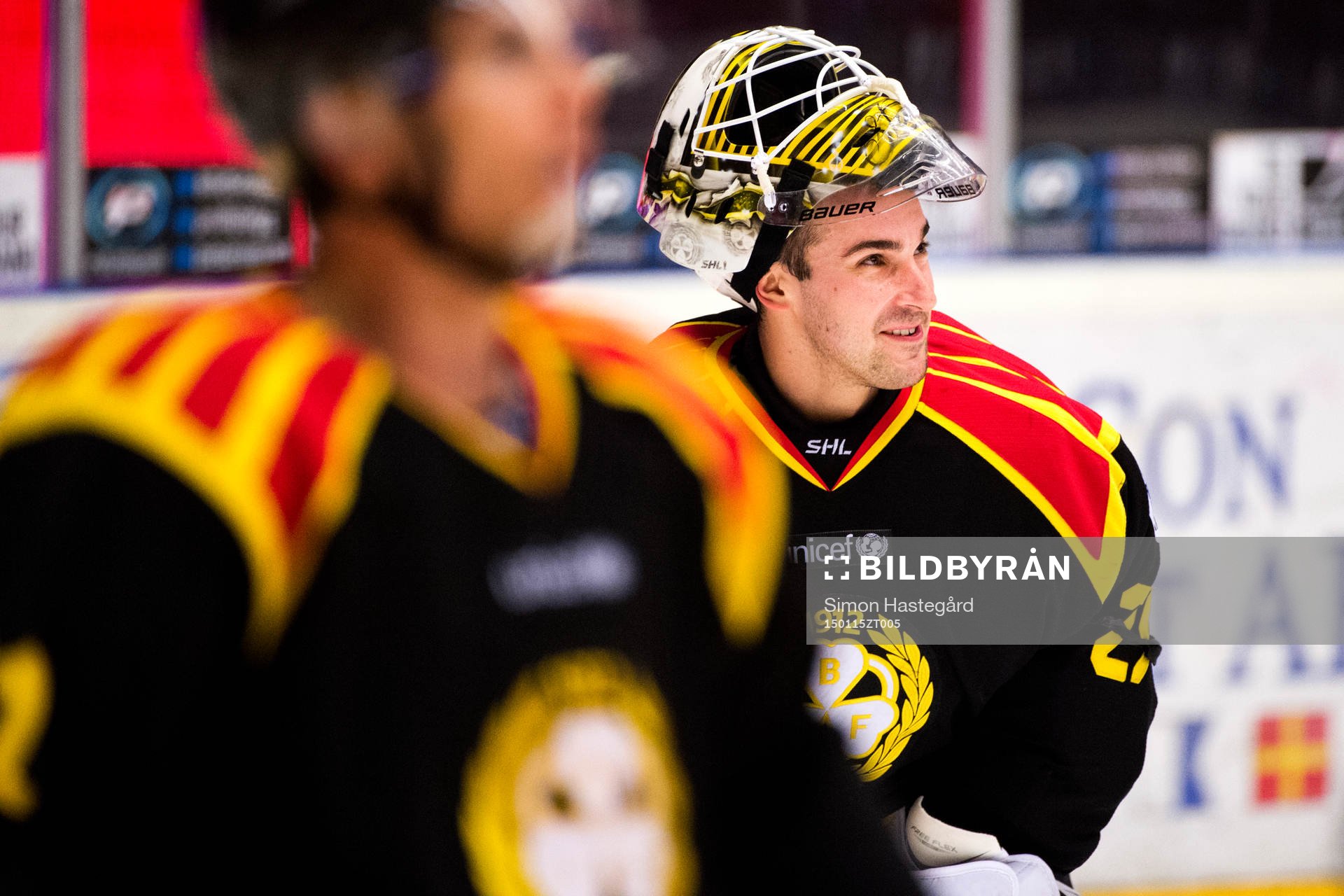 Brynäs målvakt Bernhard Starkbaum