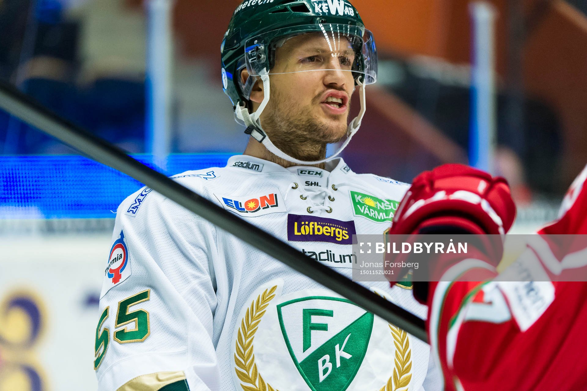 Modos Donald Brashear och Färjestads Ole-Kristian