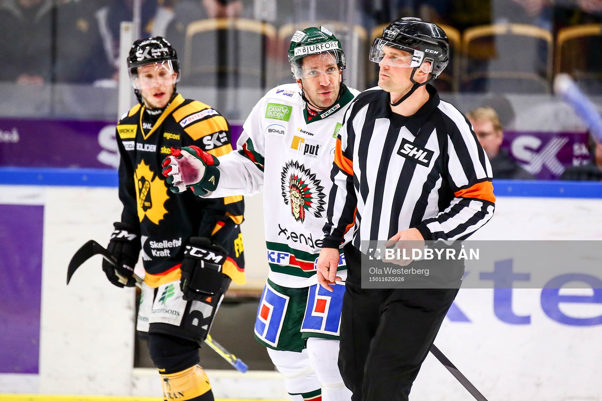 Skellefteås Erik Forssell och Frölundas Joel Lundqvist