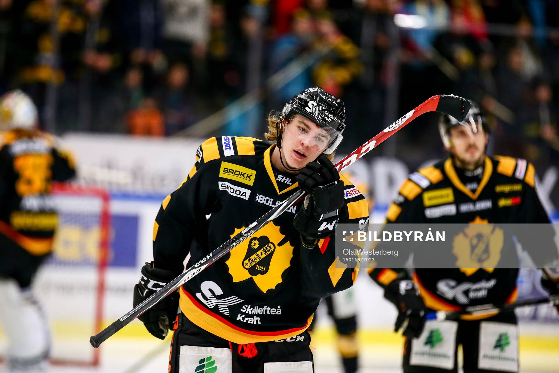 Skellefteås Sebastian Aho deppar