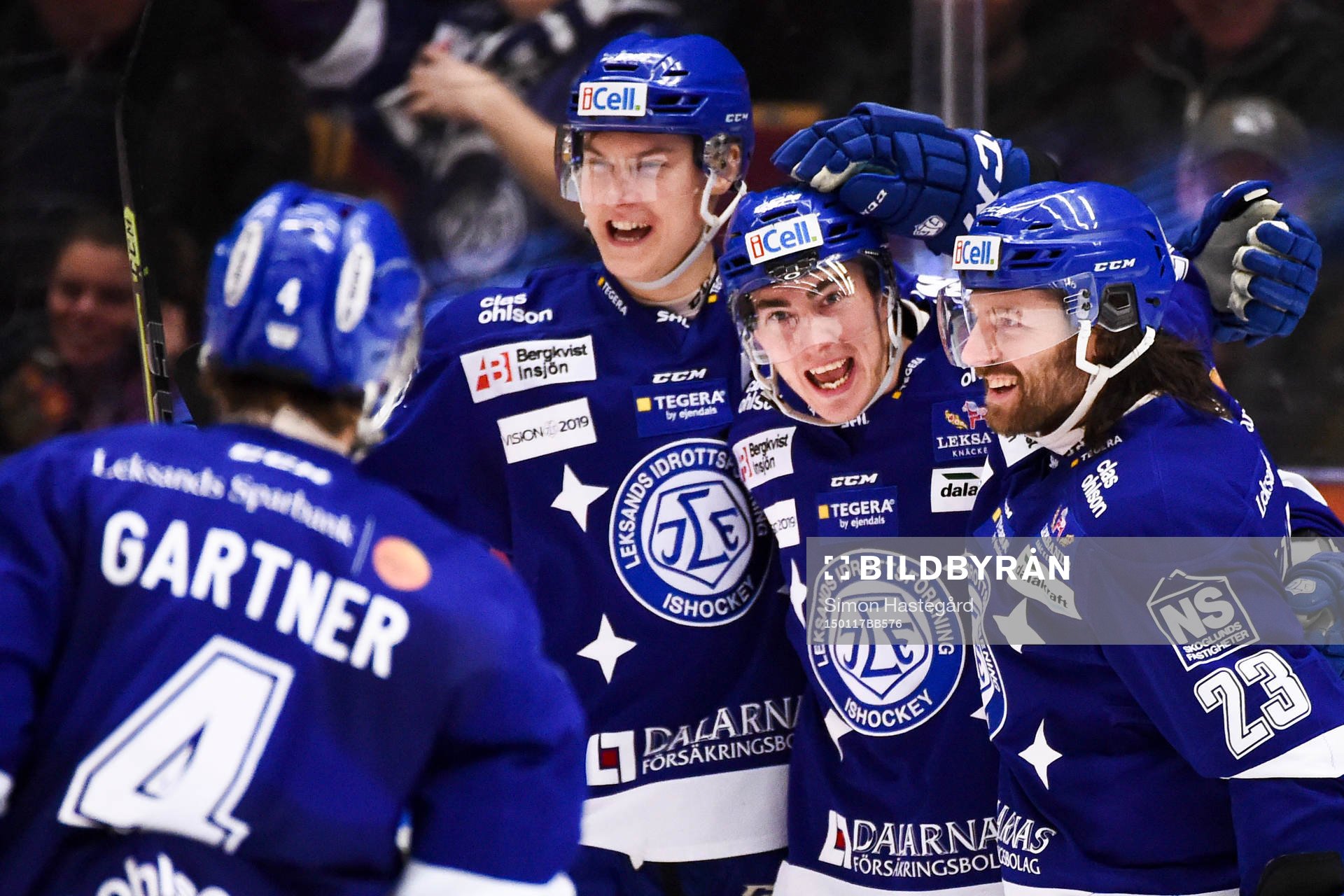 Leksands Fredrik Händemark, Tobias Forsberg och Daniel