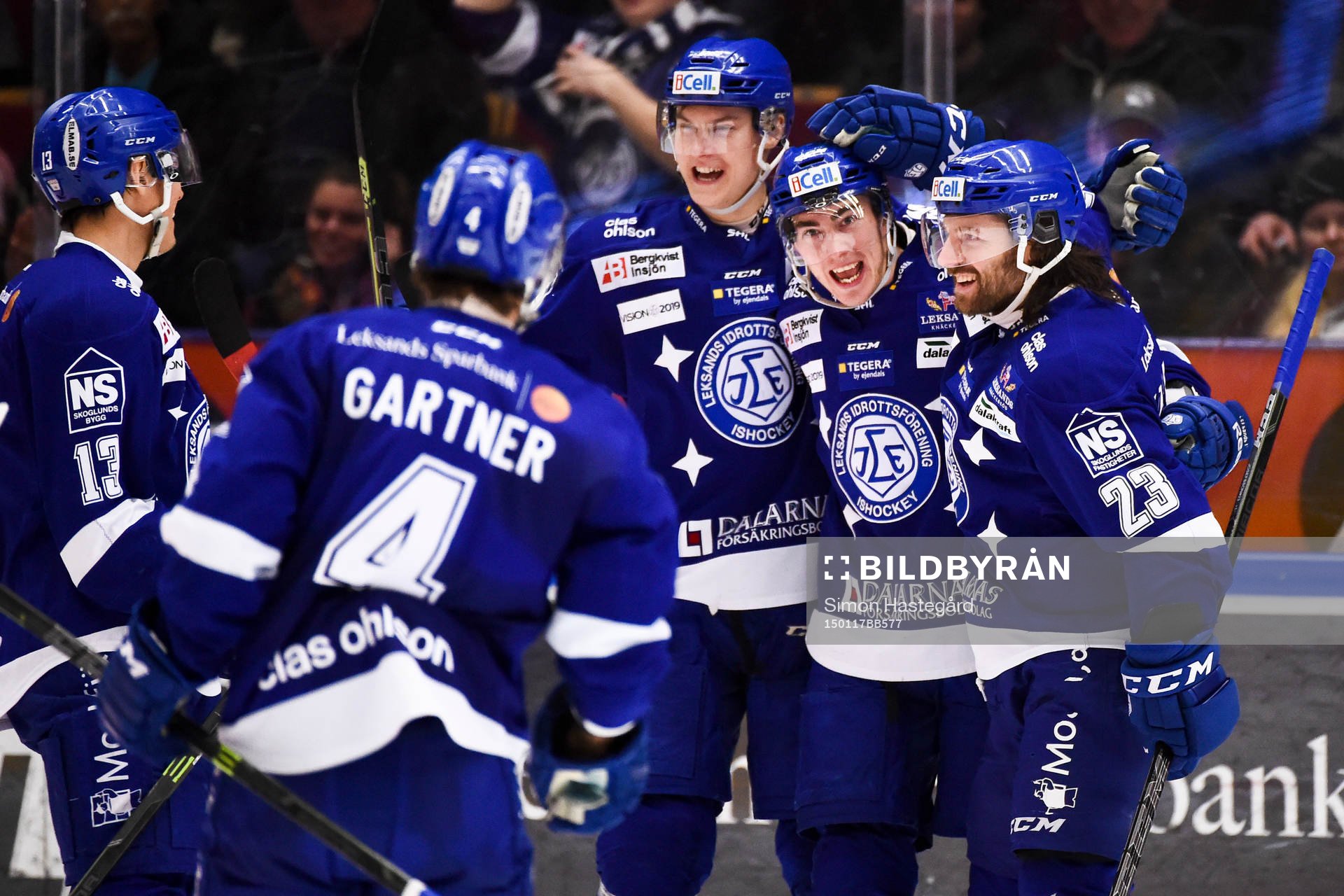 Leksands Fredrik Händemark, Tobias Forsberg och Daniel