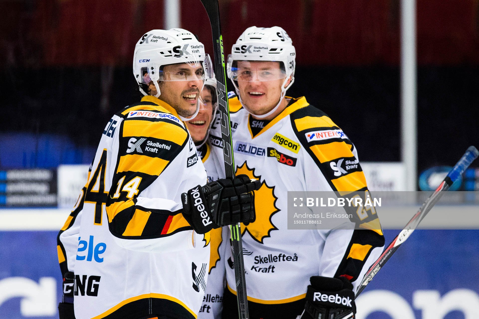 Skellefteås Daniel Widing jublar