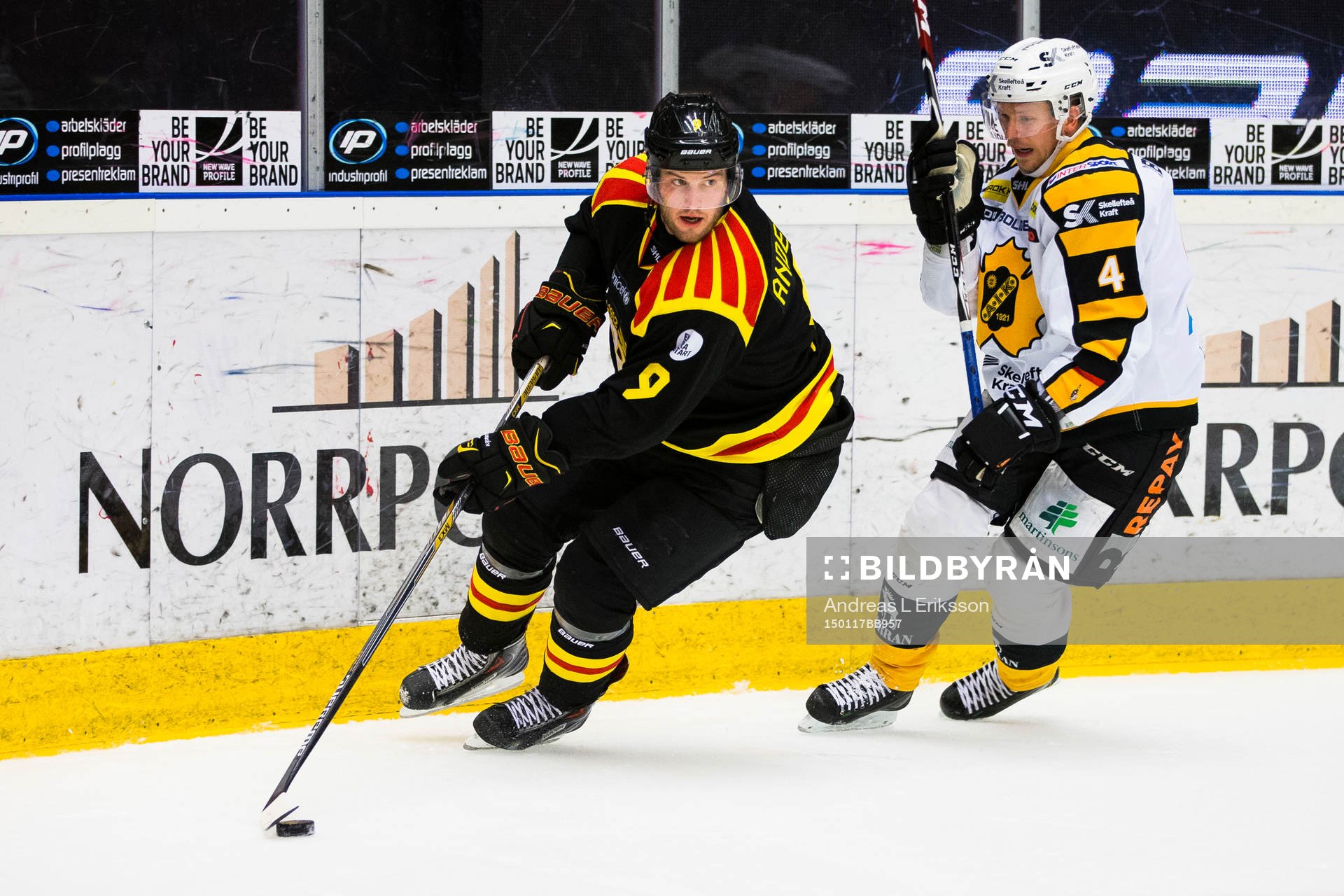 Brynäs Niclas Andersén och Skellefteås Tim Heed