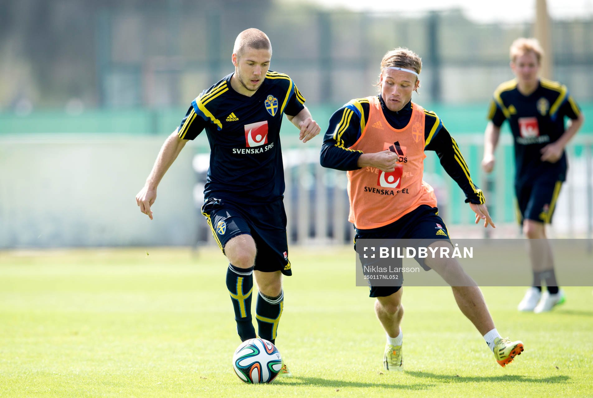 Sveriges Anton Tinnerholm och Nicklas Bärkroth