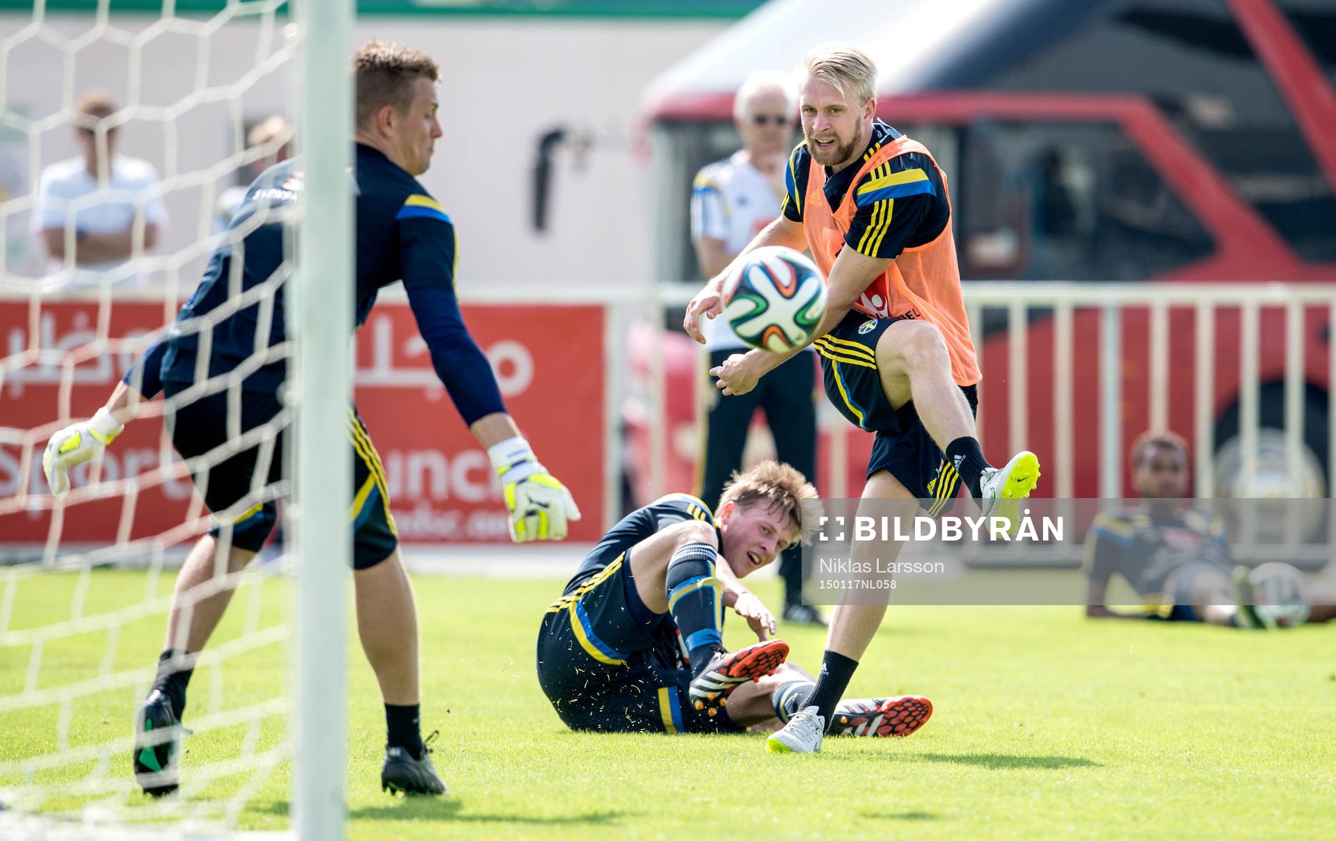 Sveriges Johan Larsson och Emil Bergström