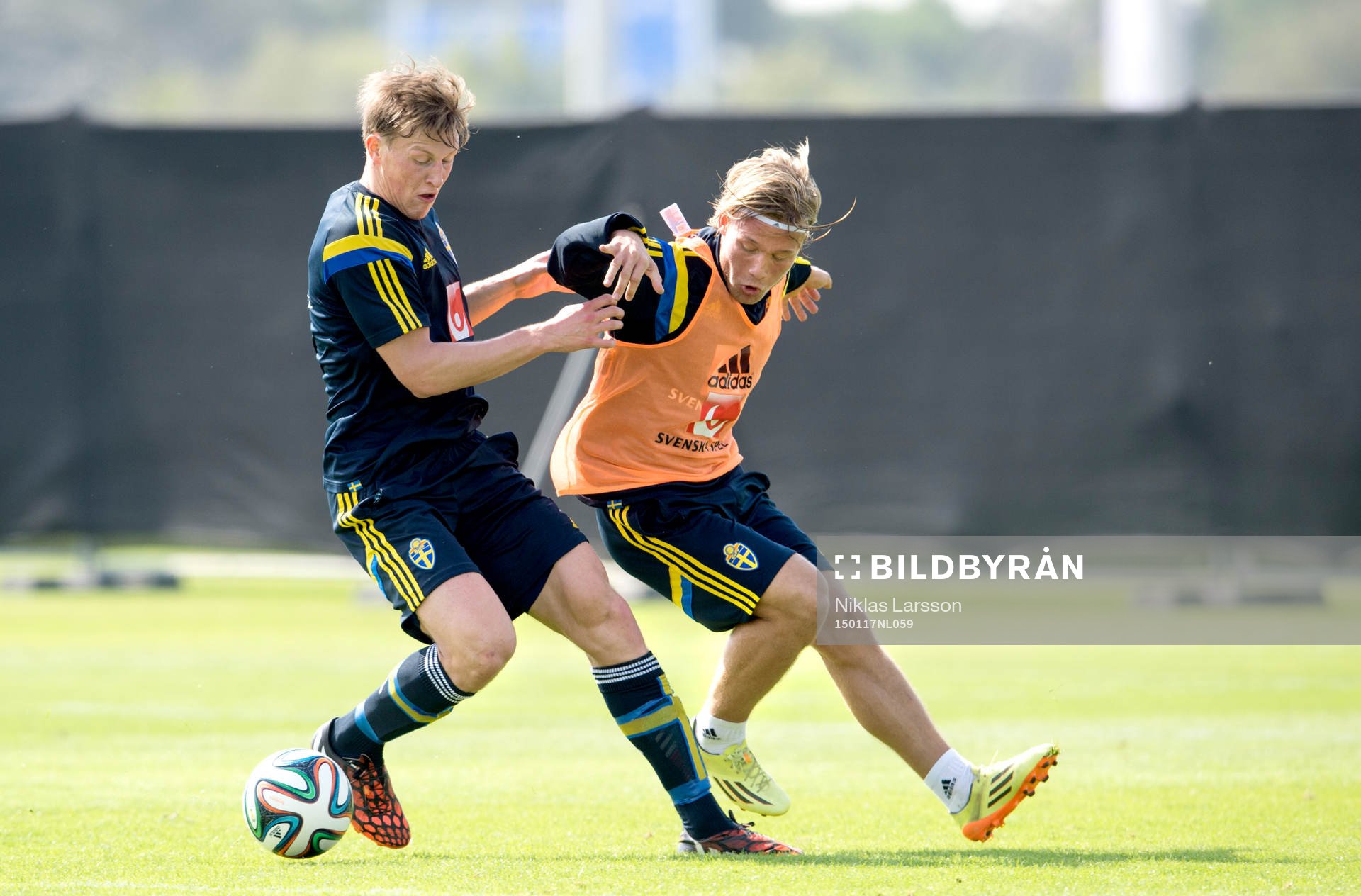 Sveriges Emil Bergström och Nicklas Bärkroth