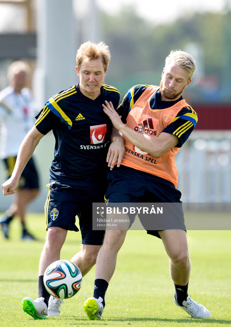 Sveriges Johan Larsson och Simon Lundevall