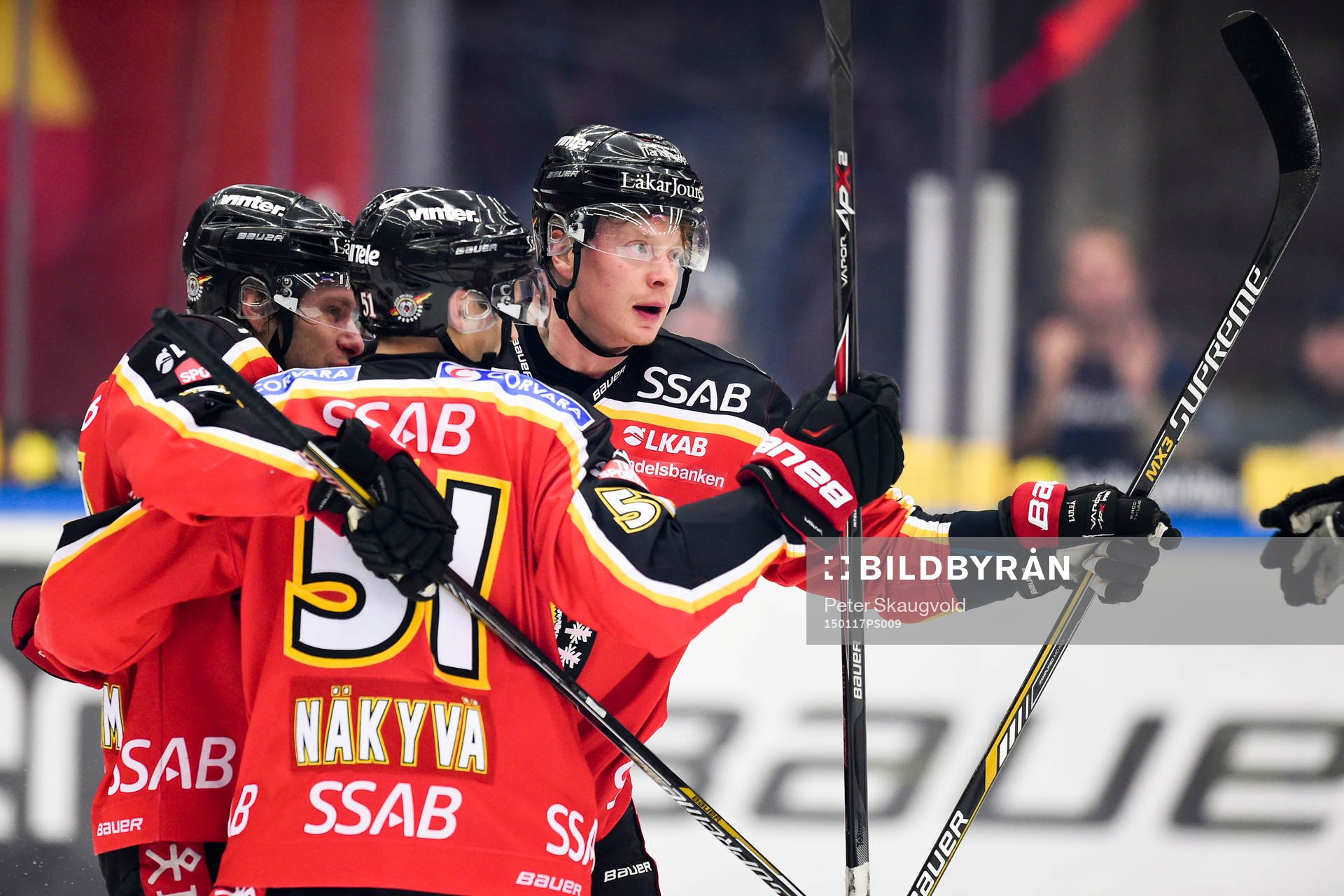 Luleås Kristian Näkyvä (m) jublar