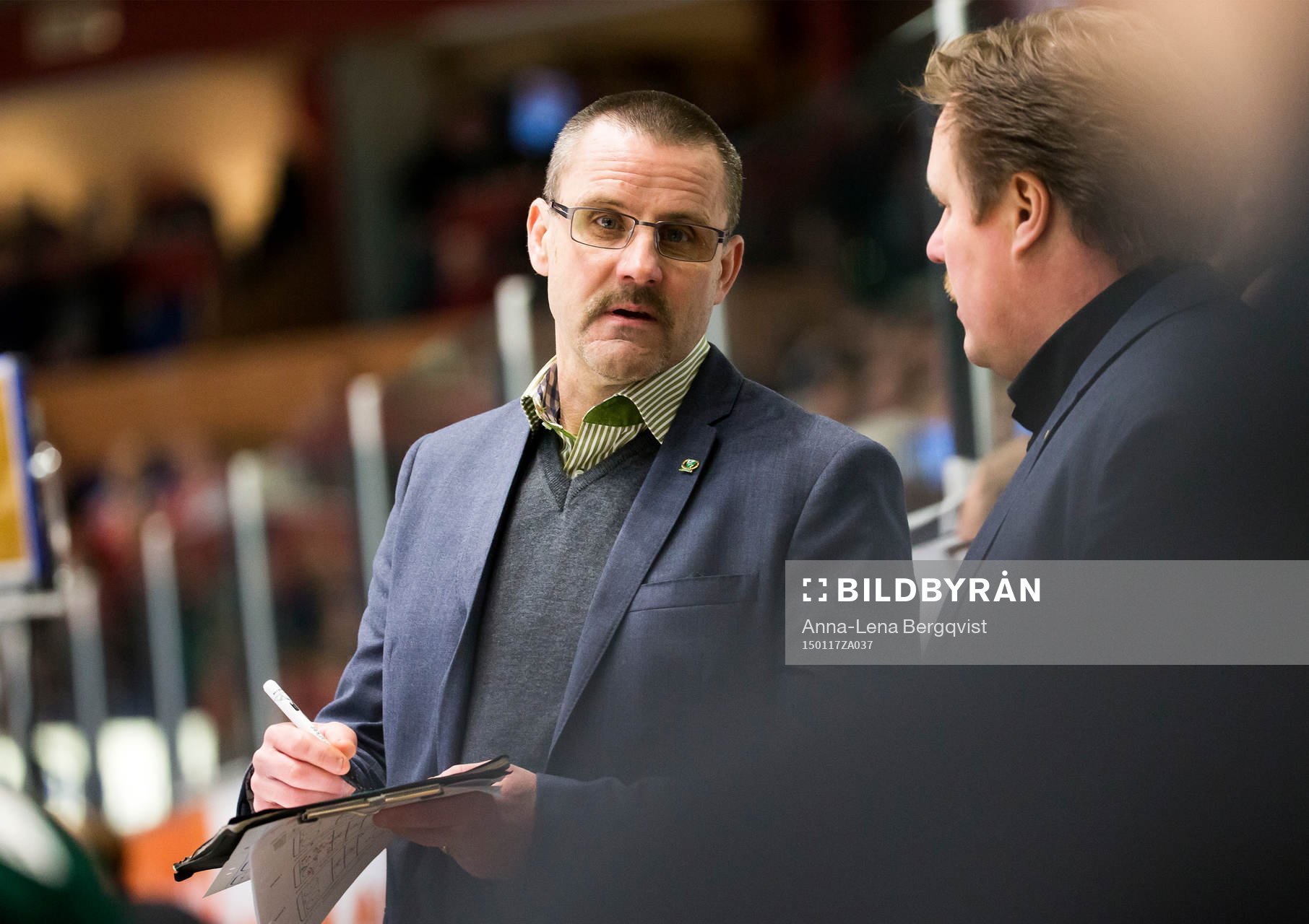 Färjestads Färjestads tränare Tommy Samuelsson  och