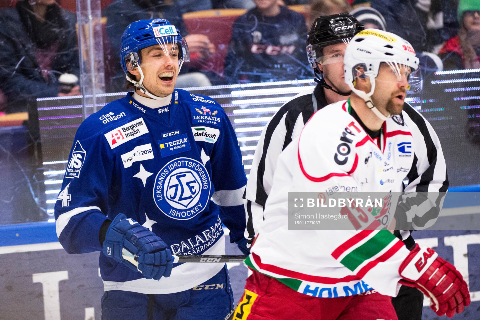 Leksands Robin Gartner jublar