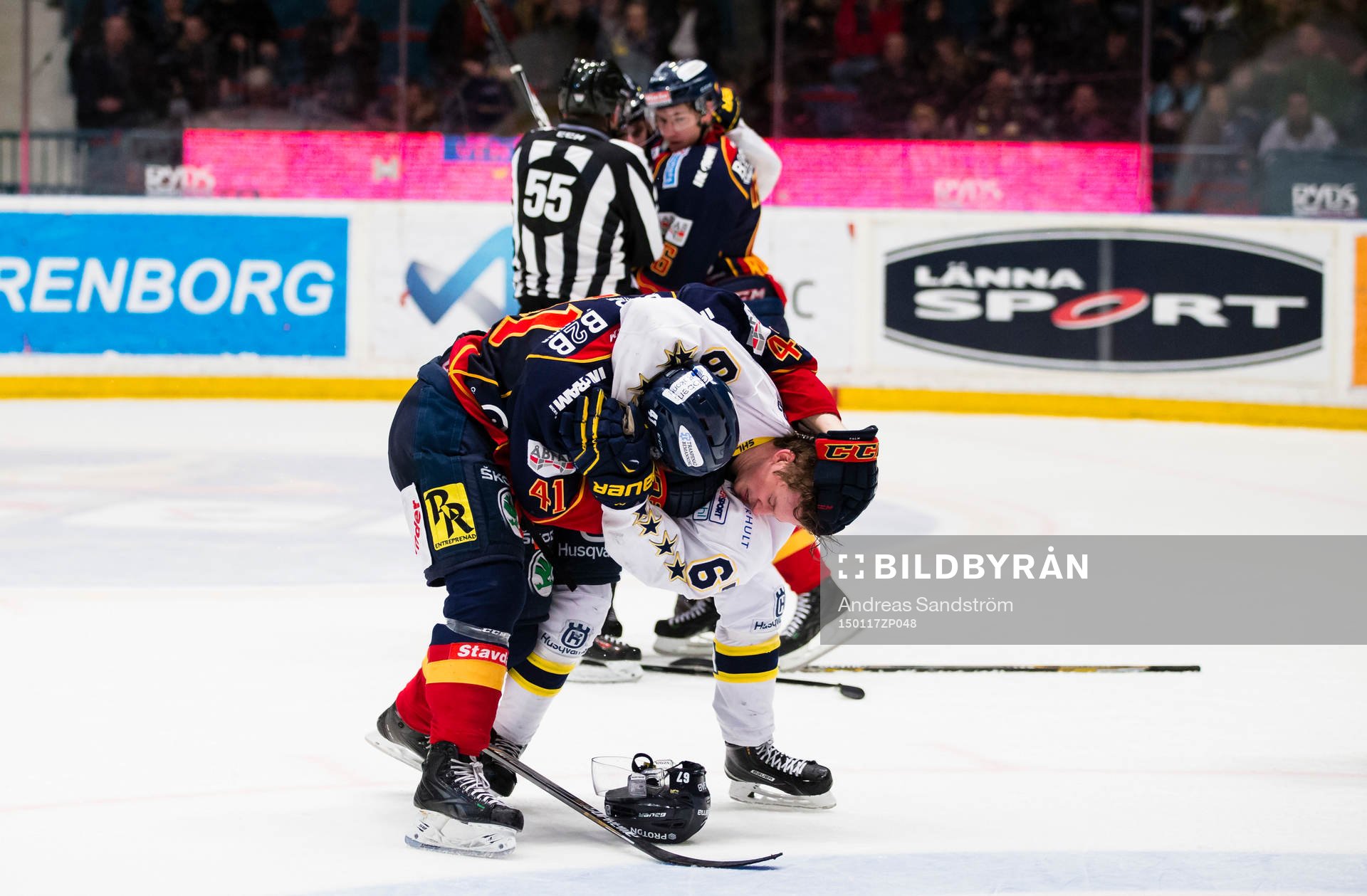 s Christoffer Törngren och Djurgårdens Alexander Falk