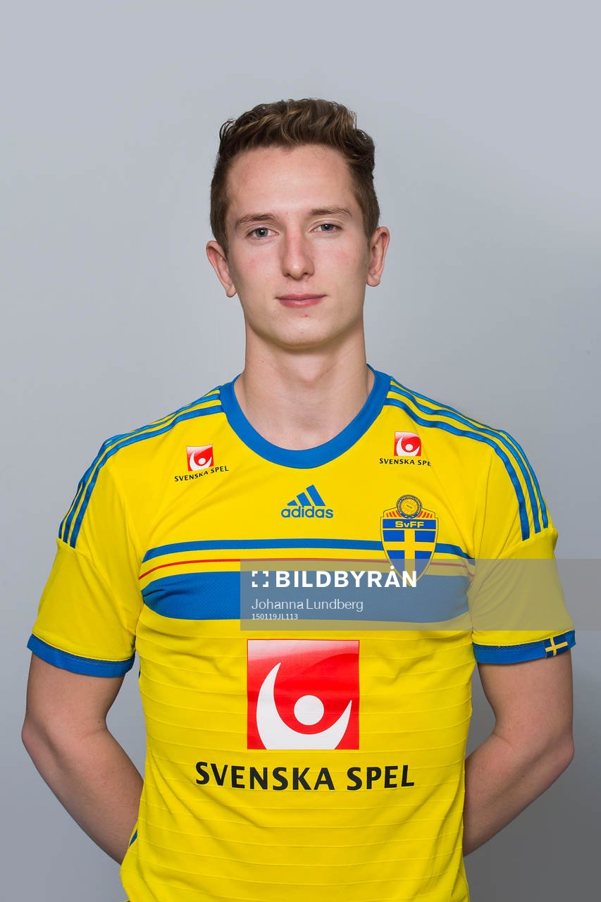 Andreas Bengtsson, Sverige under en porträttfotografering den 19 januari 2015 i Stockholm.