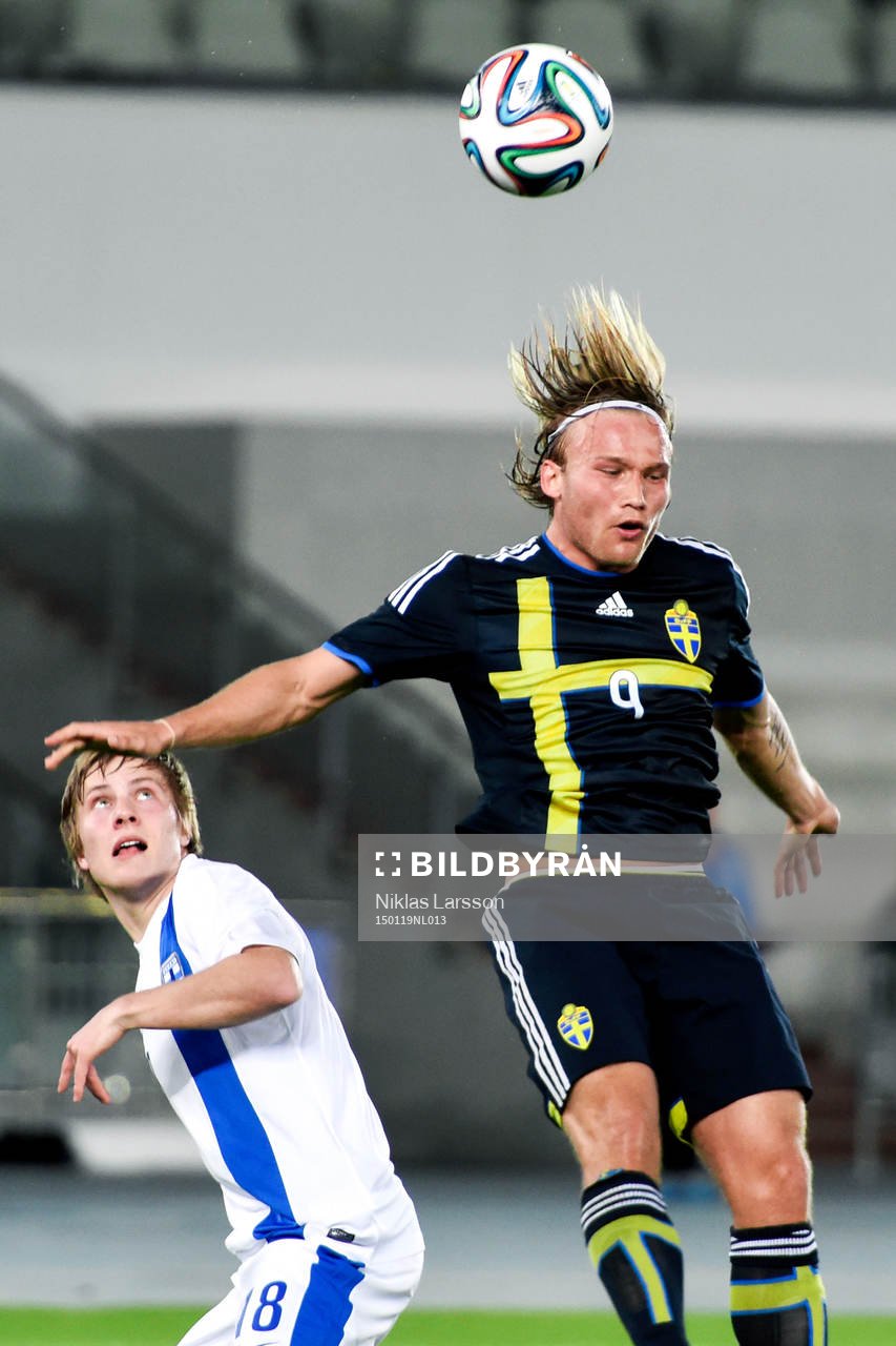 Finlands Jere Uronen och Sveriges Nicklas Bärkroth