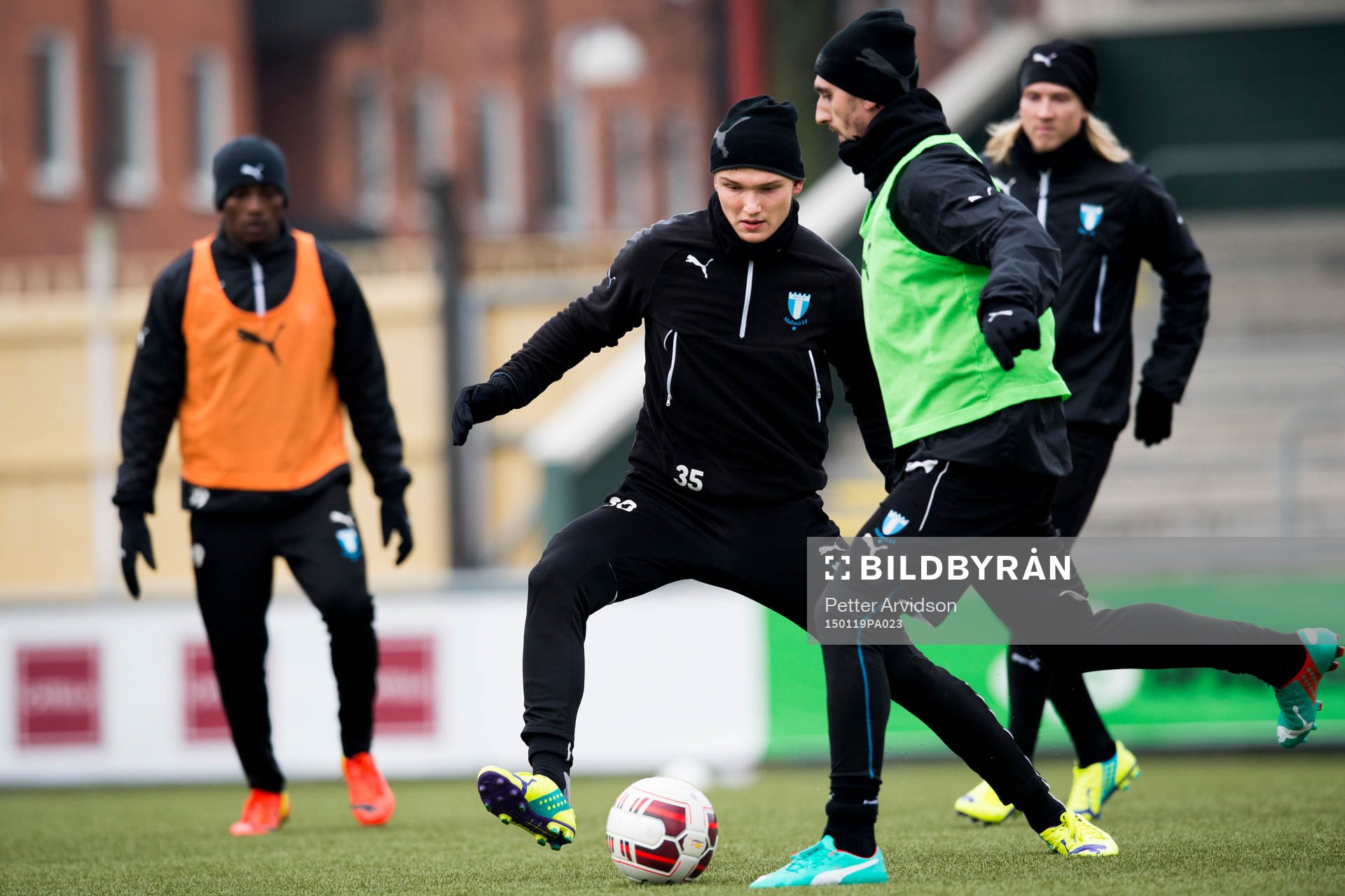 Malmö FFs Piotr Johansson och Agon Mehmeti