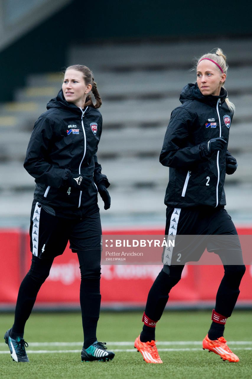 Rosengårds Emma Berglund och Line Röddik Hansen