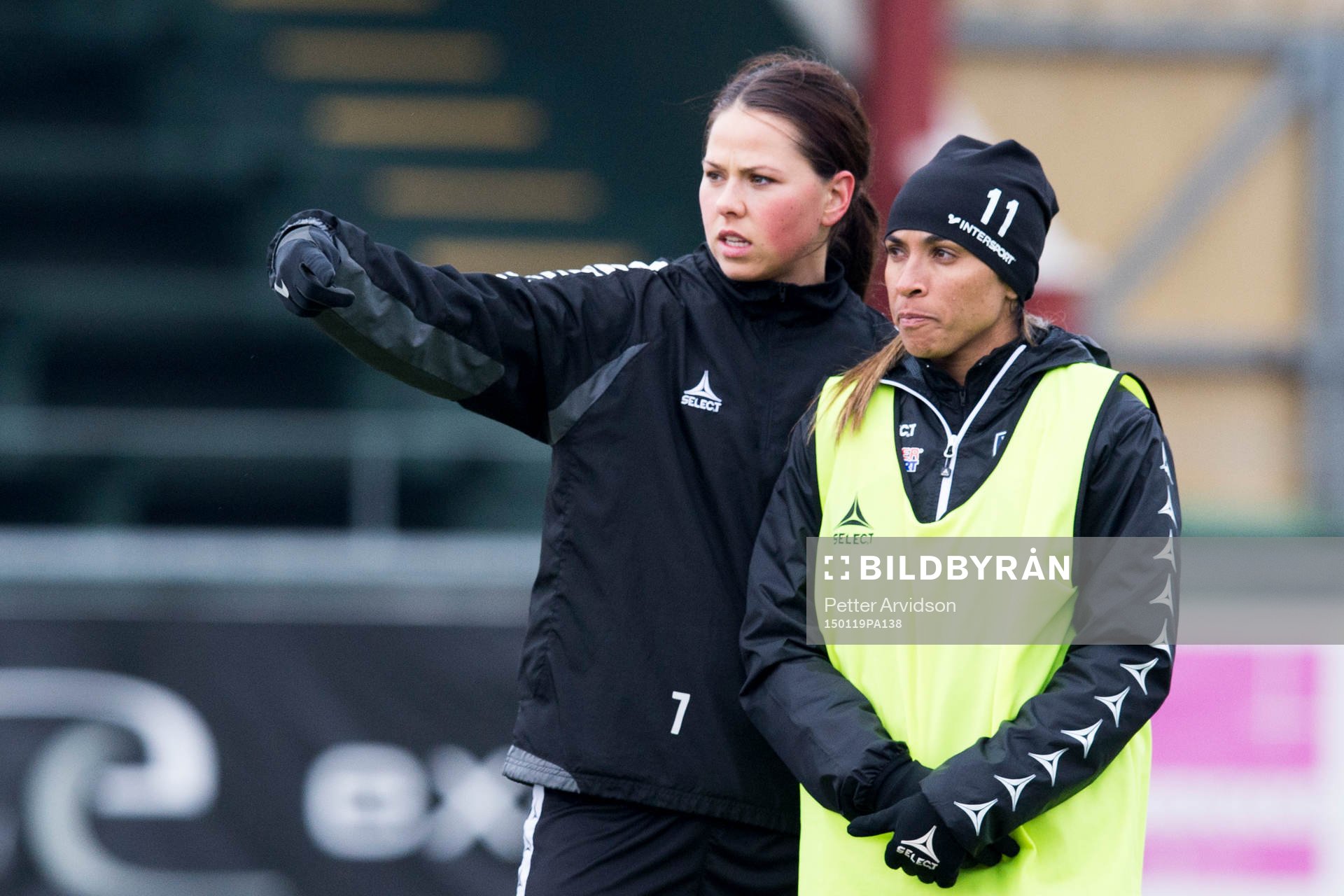 Rosengårds Sara Björk Gunnarsdottir och Marta Viera Da