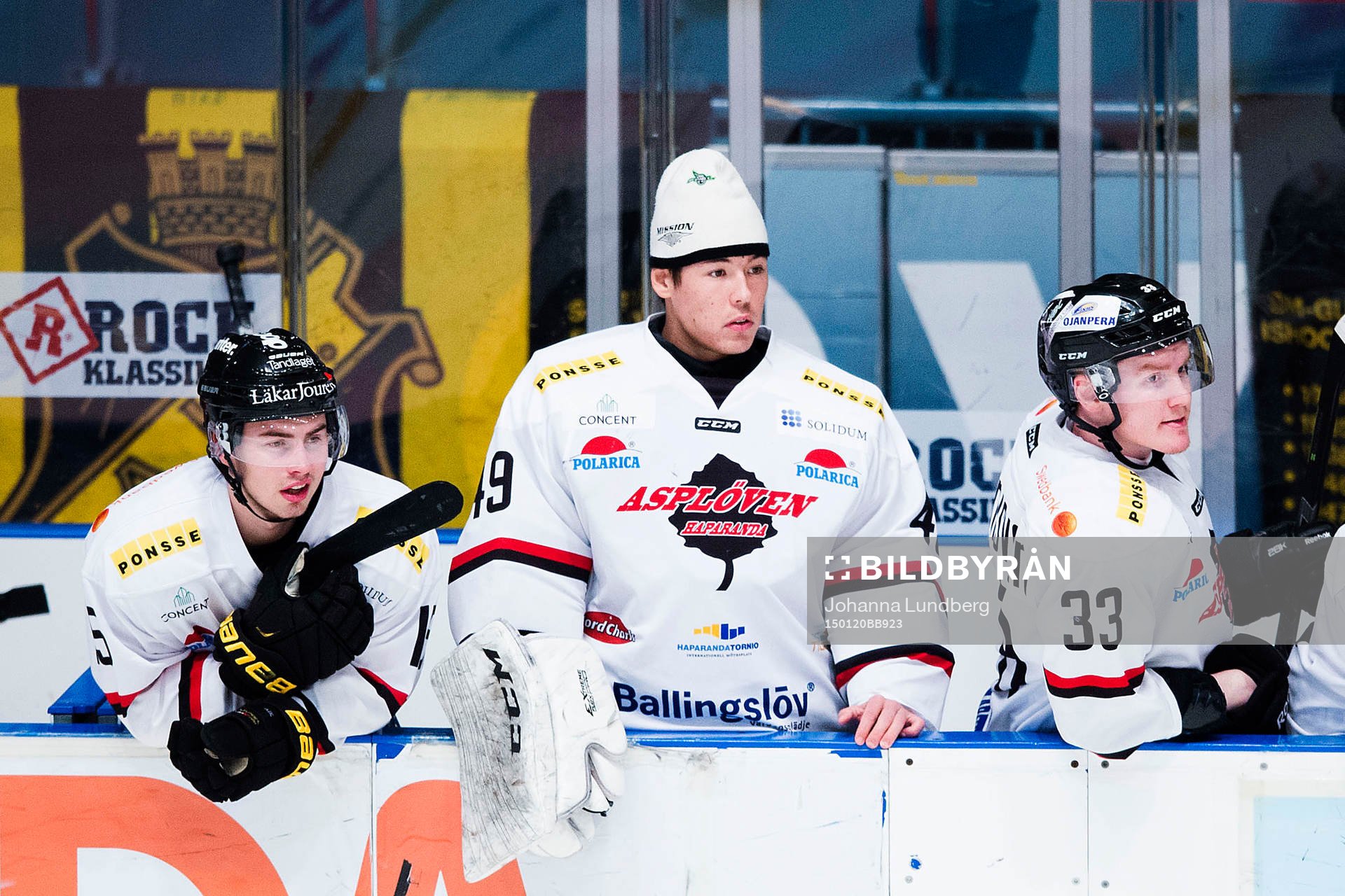 Asplövens Victor Ekarv (tv) tillbaka på Hovet, bredvid