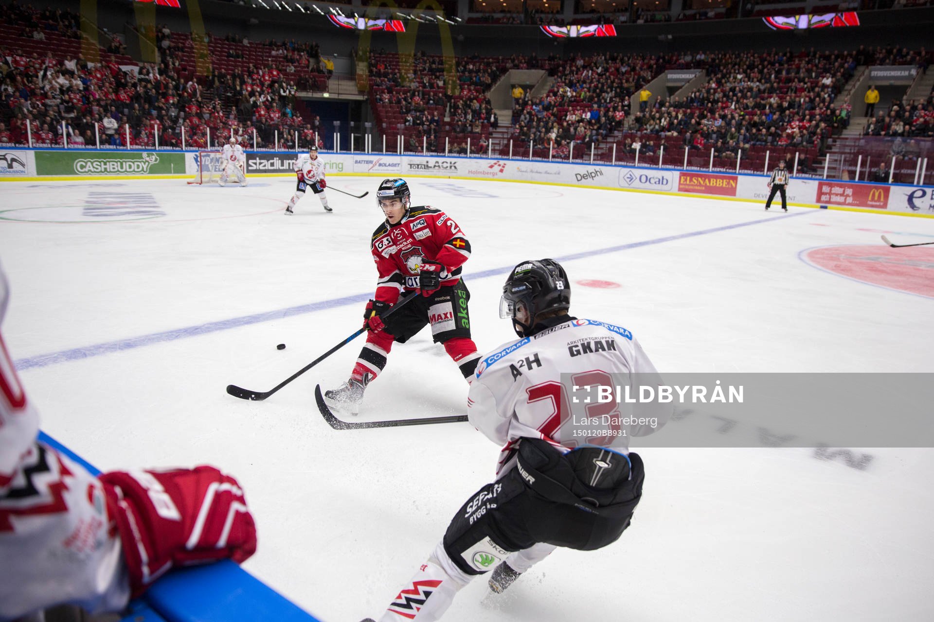 Malmö Redhawks Yanick Lehoux och Vita Hästens Viktor