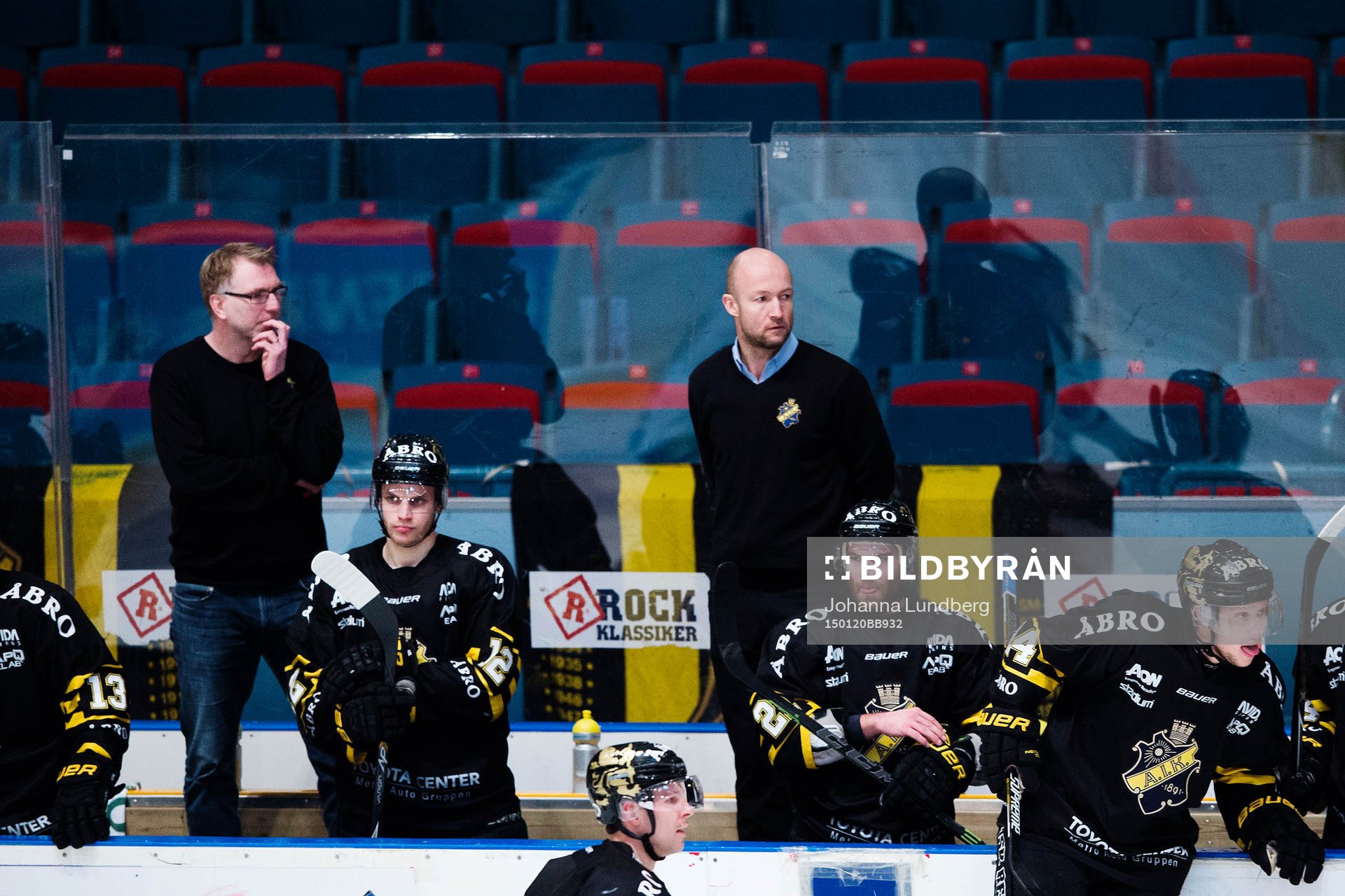 s tränare Peter Nordström och assisterande tränare