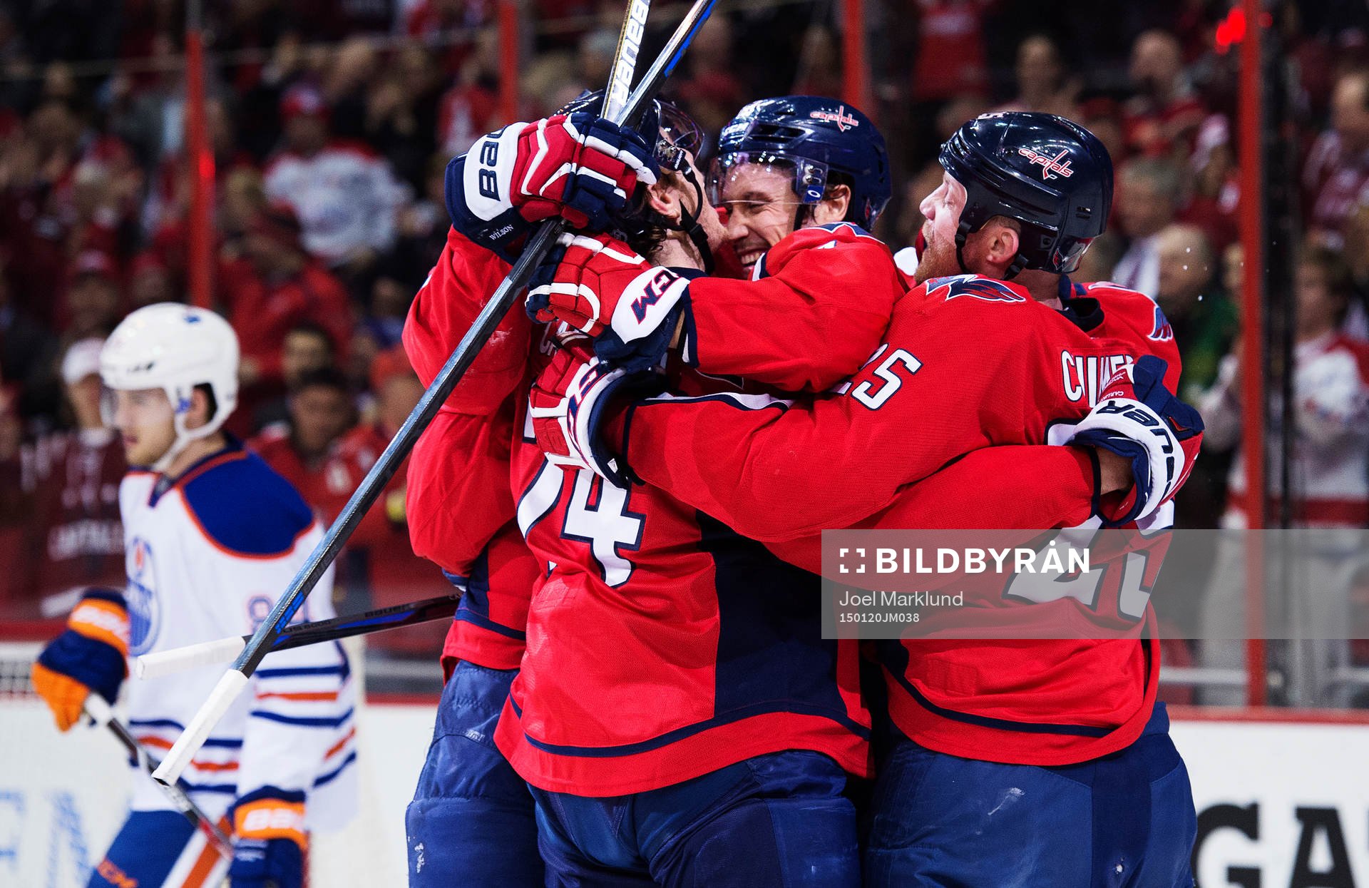 Washingtons John Carlson, Jay Beagle och Jason Chimera