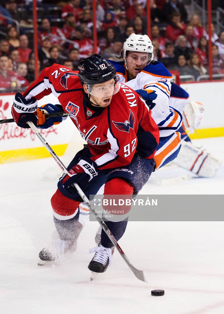 Washingtons Evgeny Kuznetsov utmanar Edmontons Jeff Petry
