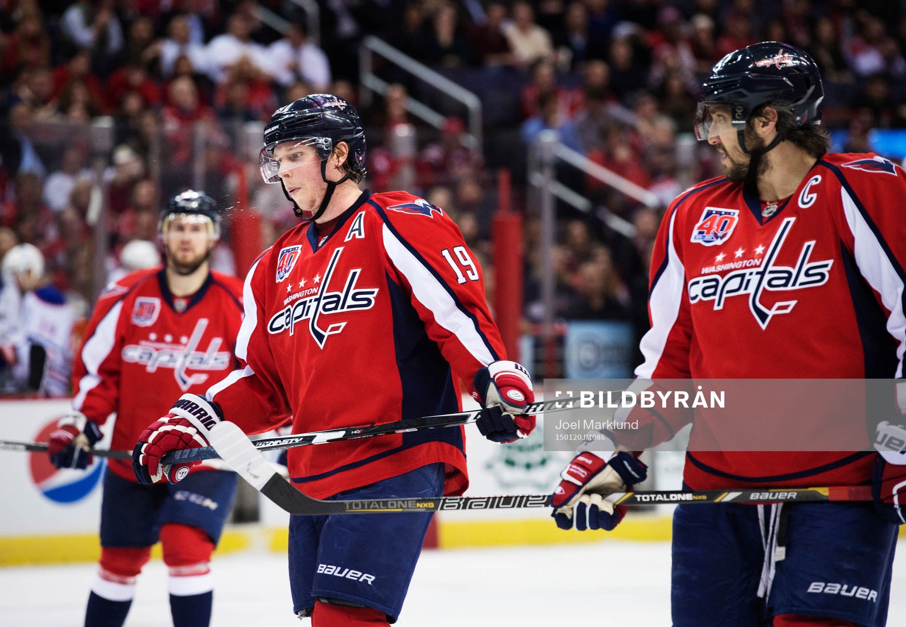 Washingtons Nicklas Bäckström och Alexander Ovechkin