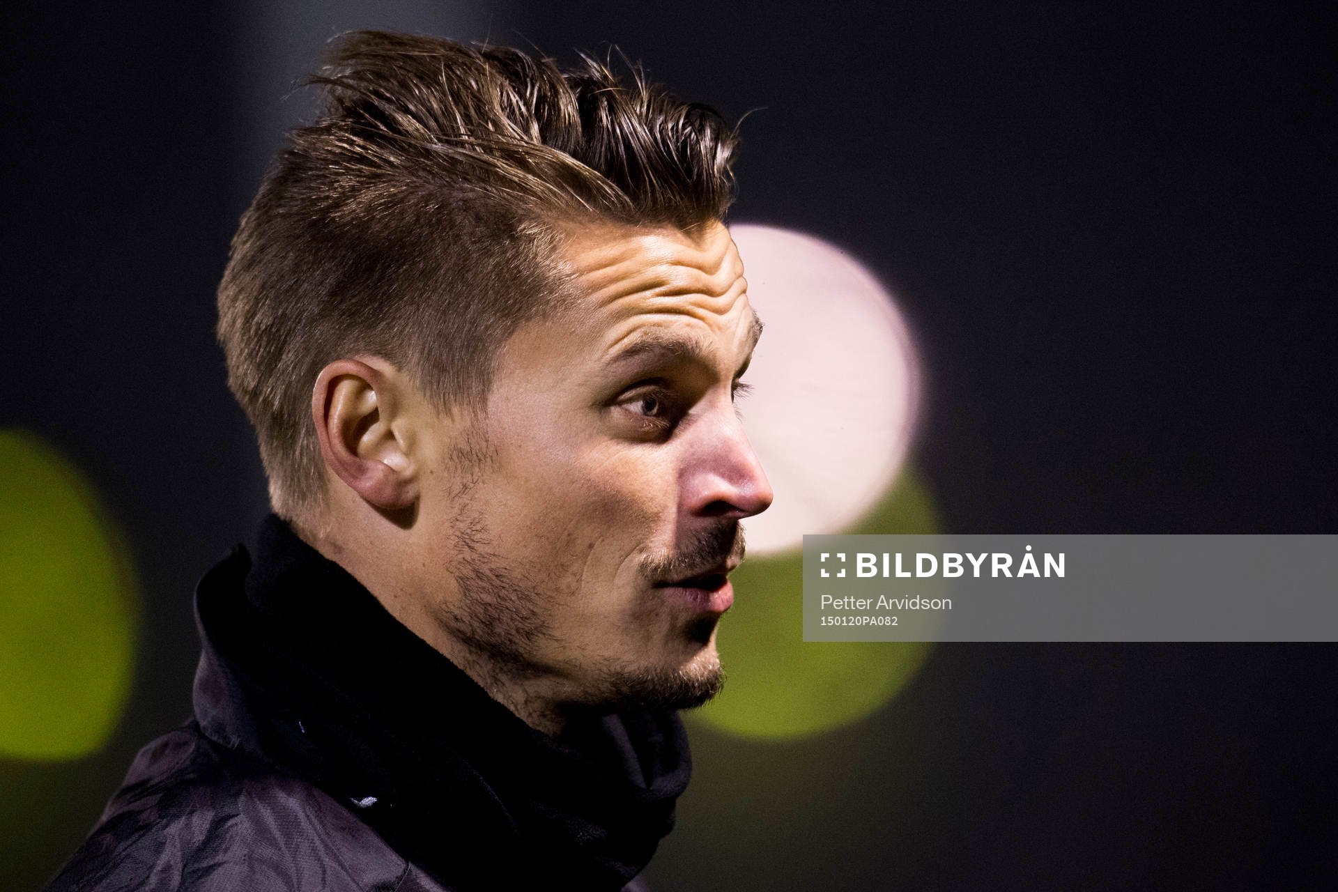 Malmö FFs Markus Rosenberg under en fotbollsträning den 20 januari 2015 i Malmö.
