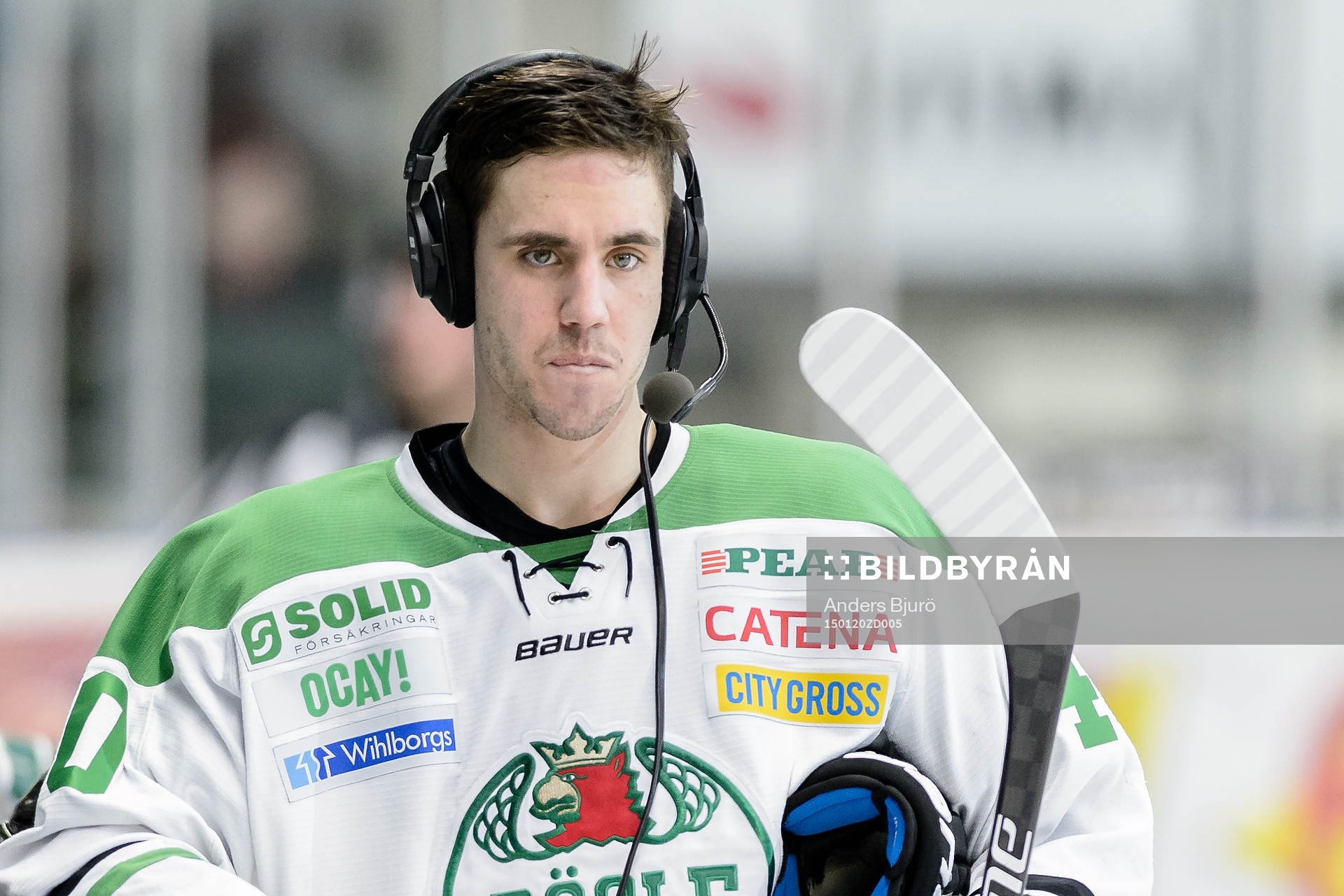 Rögles Jesper Jensen blir intervjuad