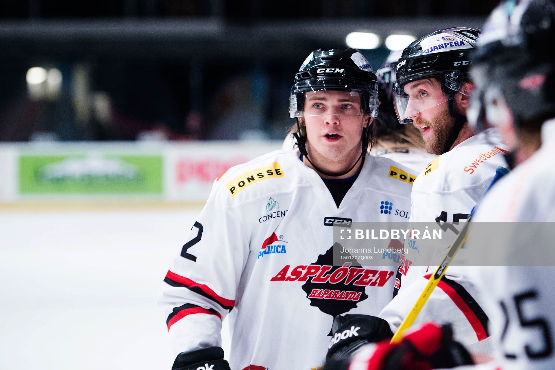 Asplövens Marcus Bohman och Sebastian Dyk diskuterar