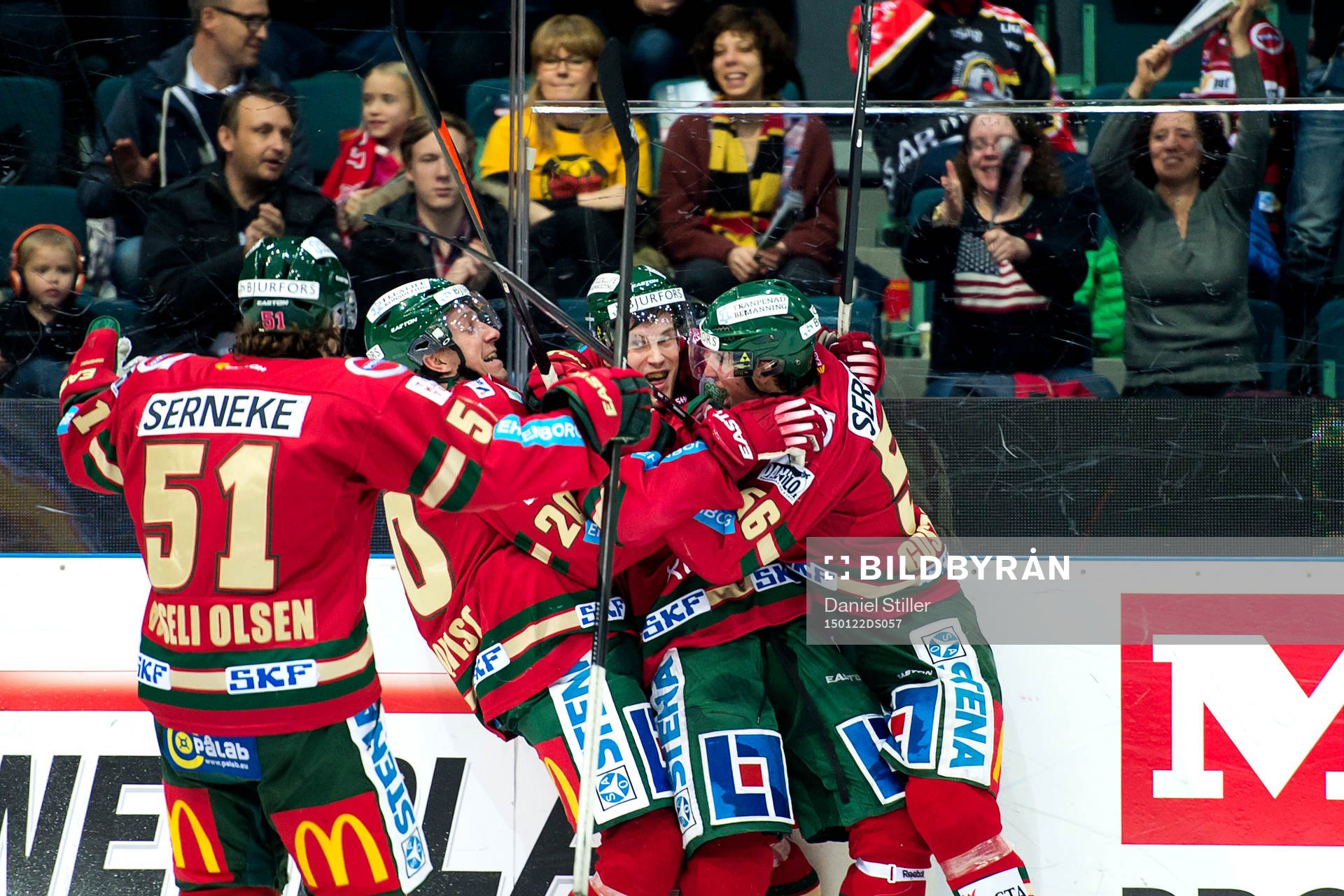 Jubel hos Frölunda